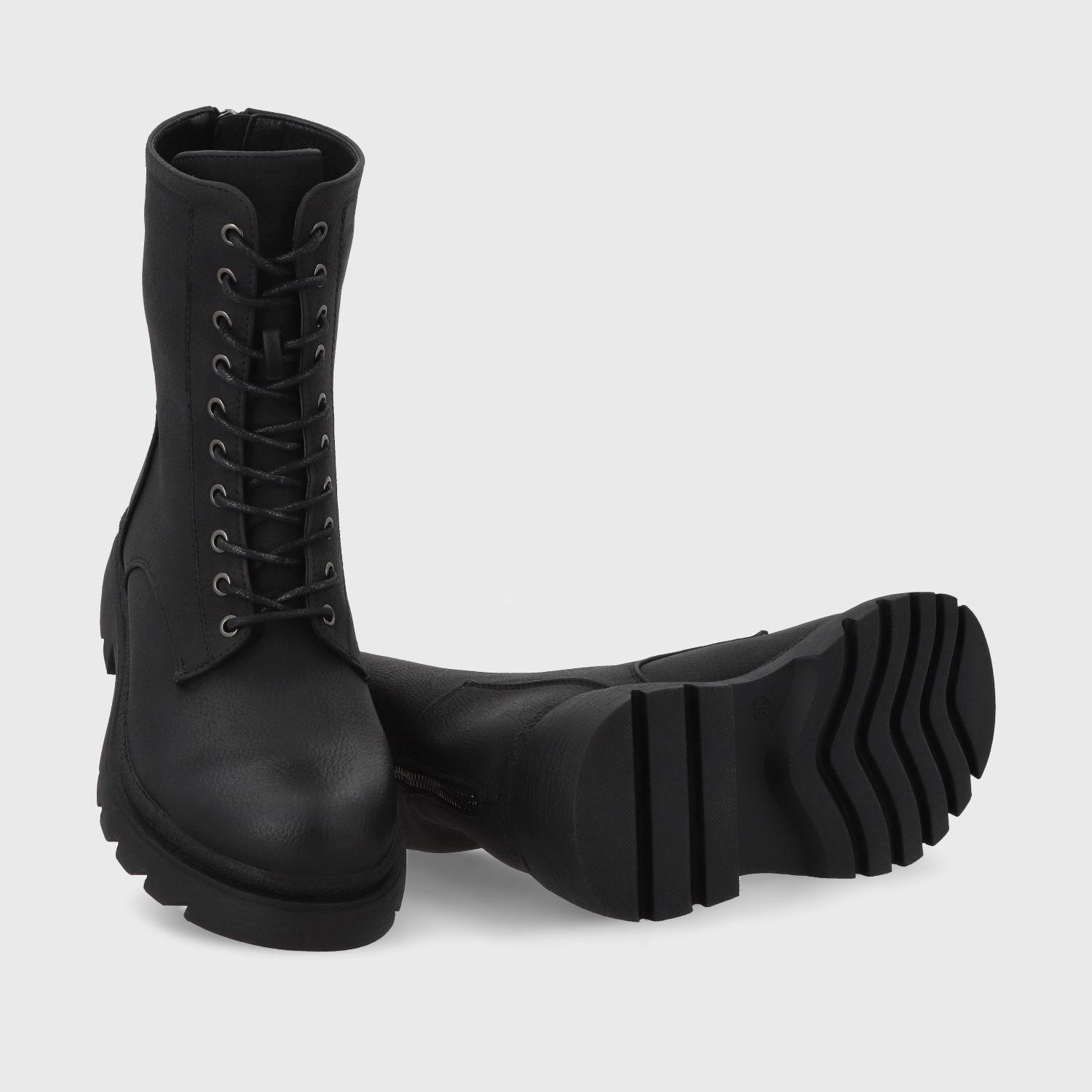 Botin Plataforma Negro Mujer 55281 Gotta-6