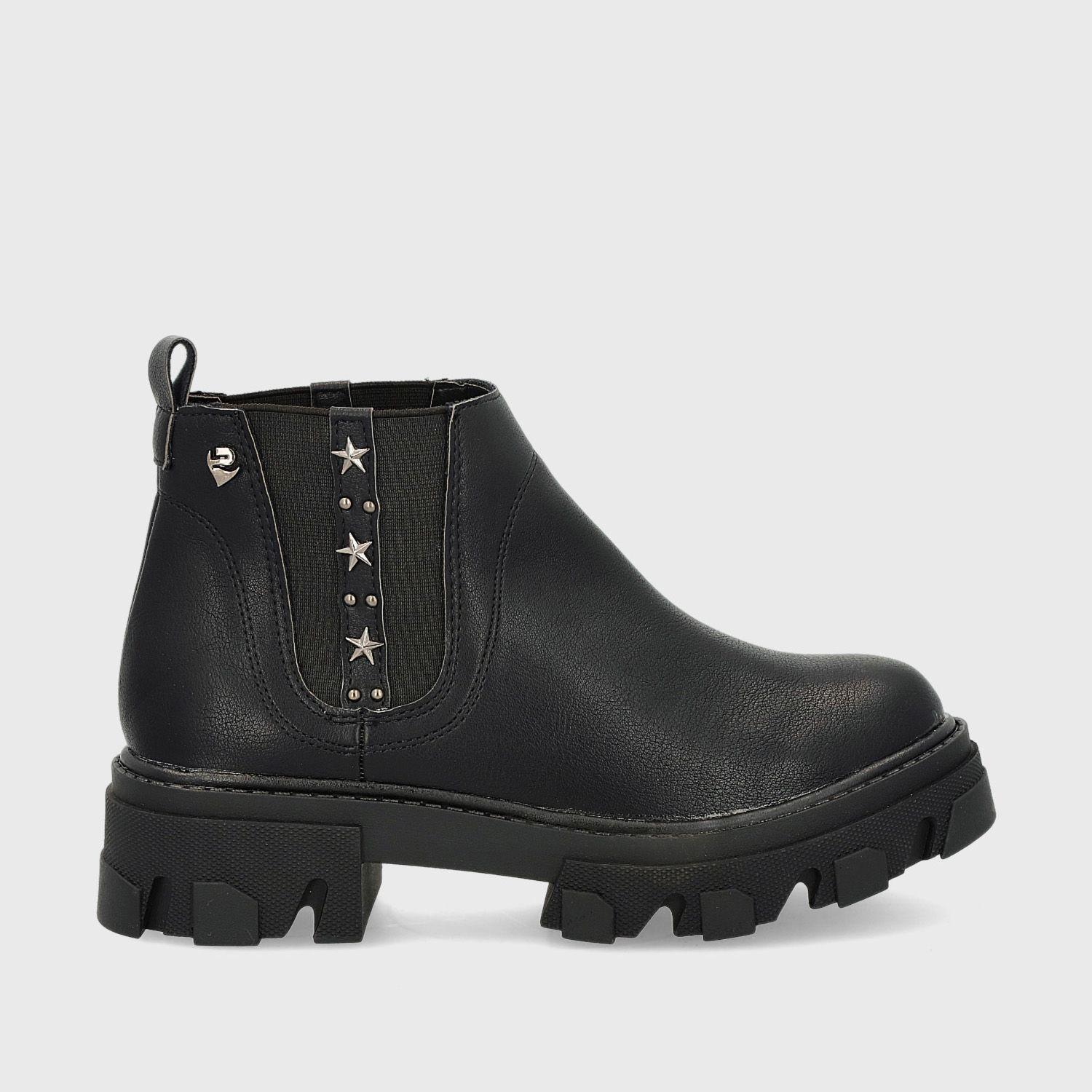 Botín Plataforma Negro Mujer 25691 Gotta-0