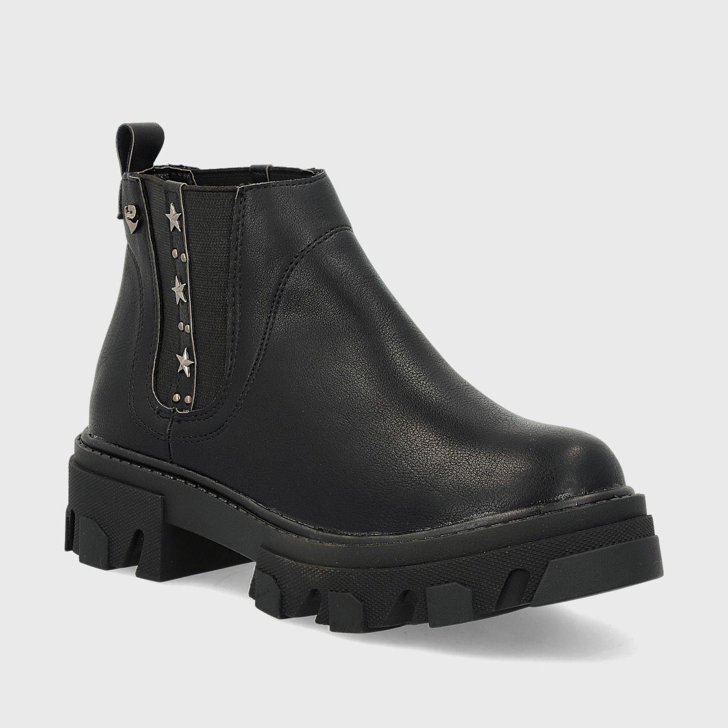 Botín Plataforma Negro Mujer 25691 Gotta-1