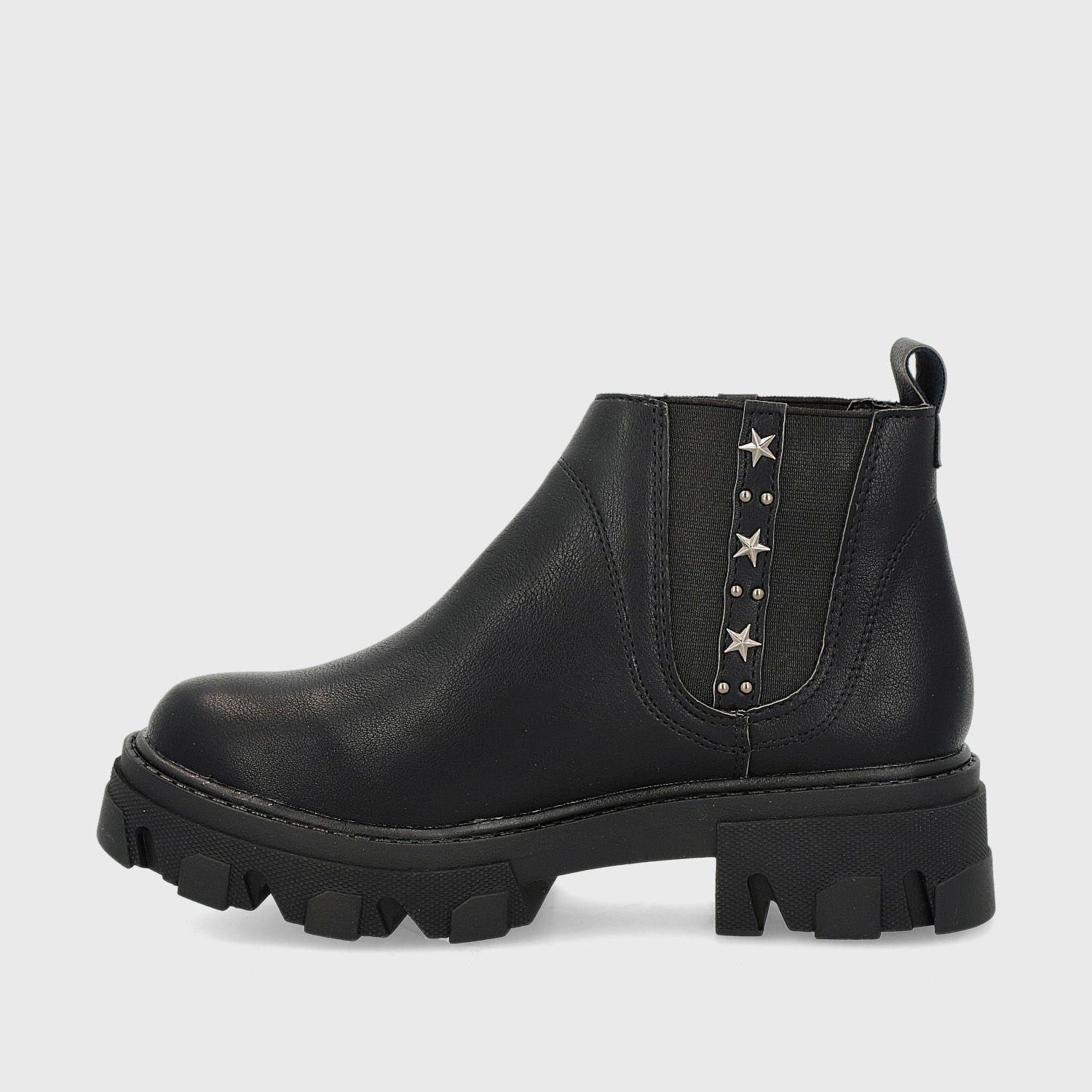 Botín Plataforma Negro Mujer 25691 Gotta-3