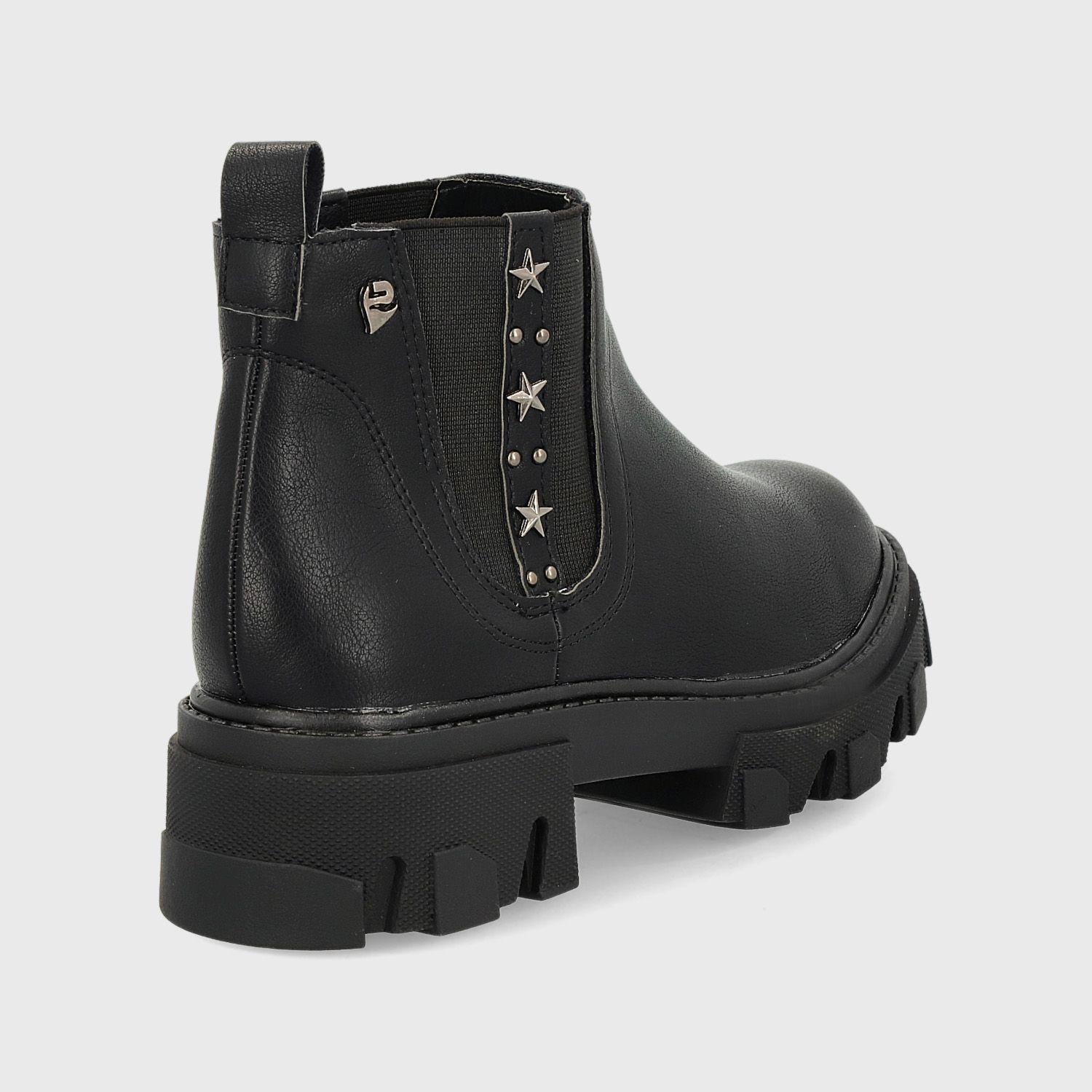 Botín Plataforma Negro Mujer 25691 Gotta-4