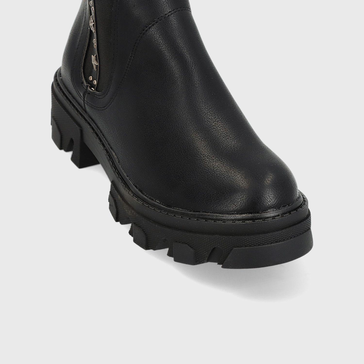 Botín Plataforma Negro Mujer 25691 Gotta-5