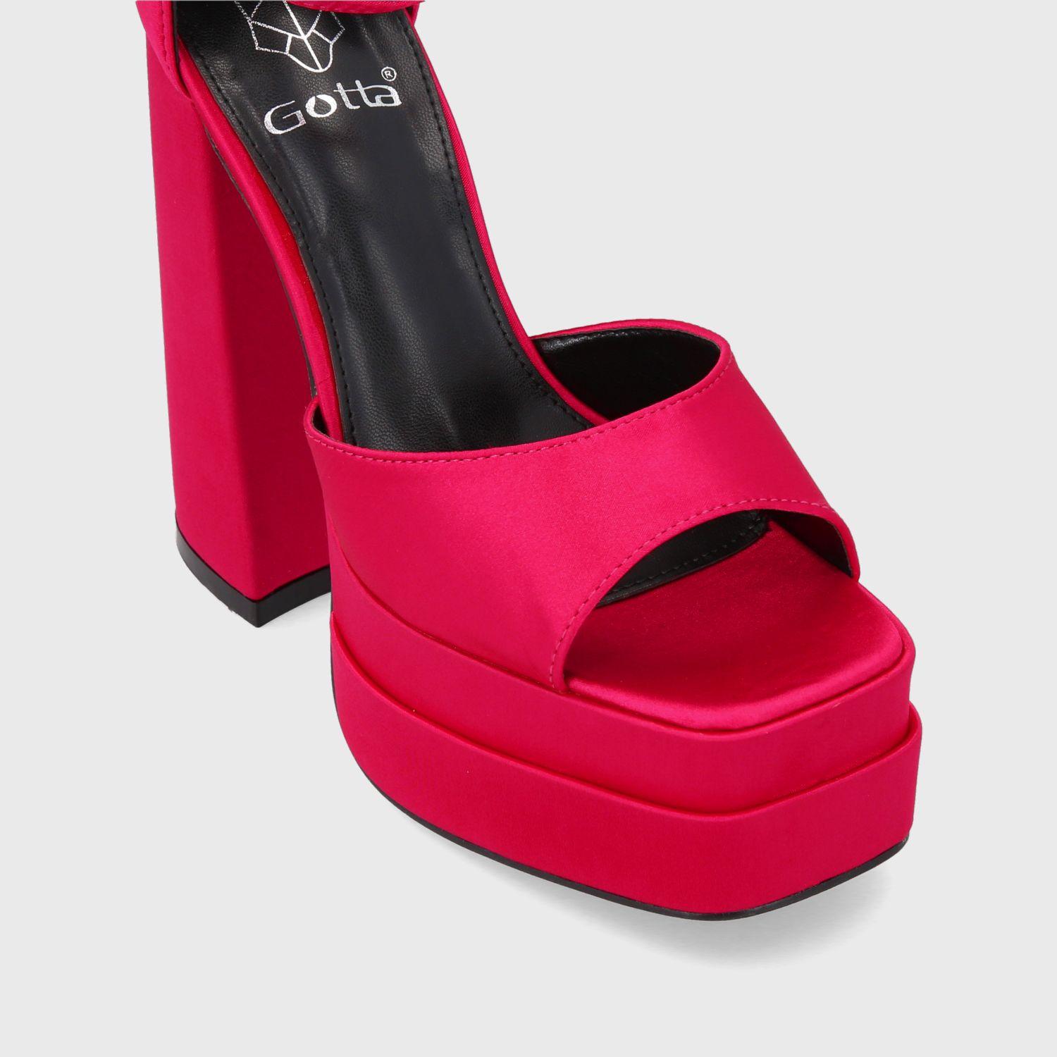 Sandalia Plataforma Fucsia Mujer 25911 Gotta-5