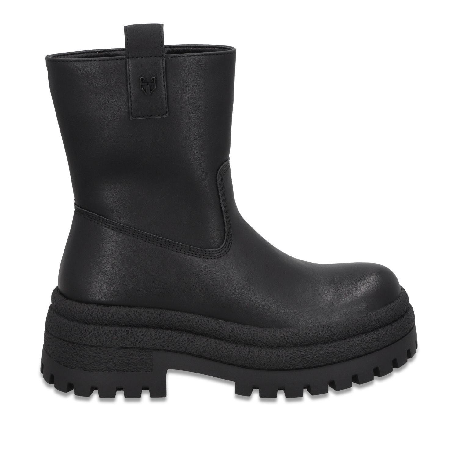 Botin Plataforma Negro Mujer 6583101 Gotta-0