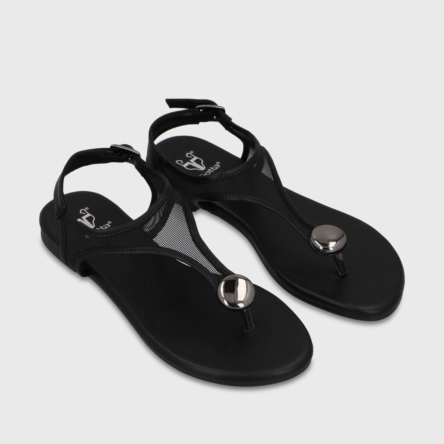 Sandalia Negra Mujer 64122 Gotta-2