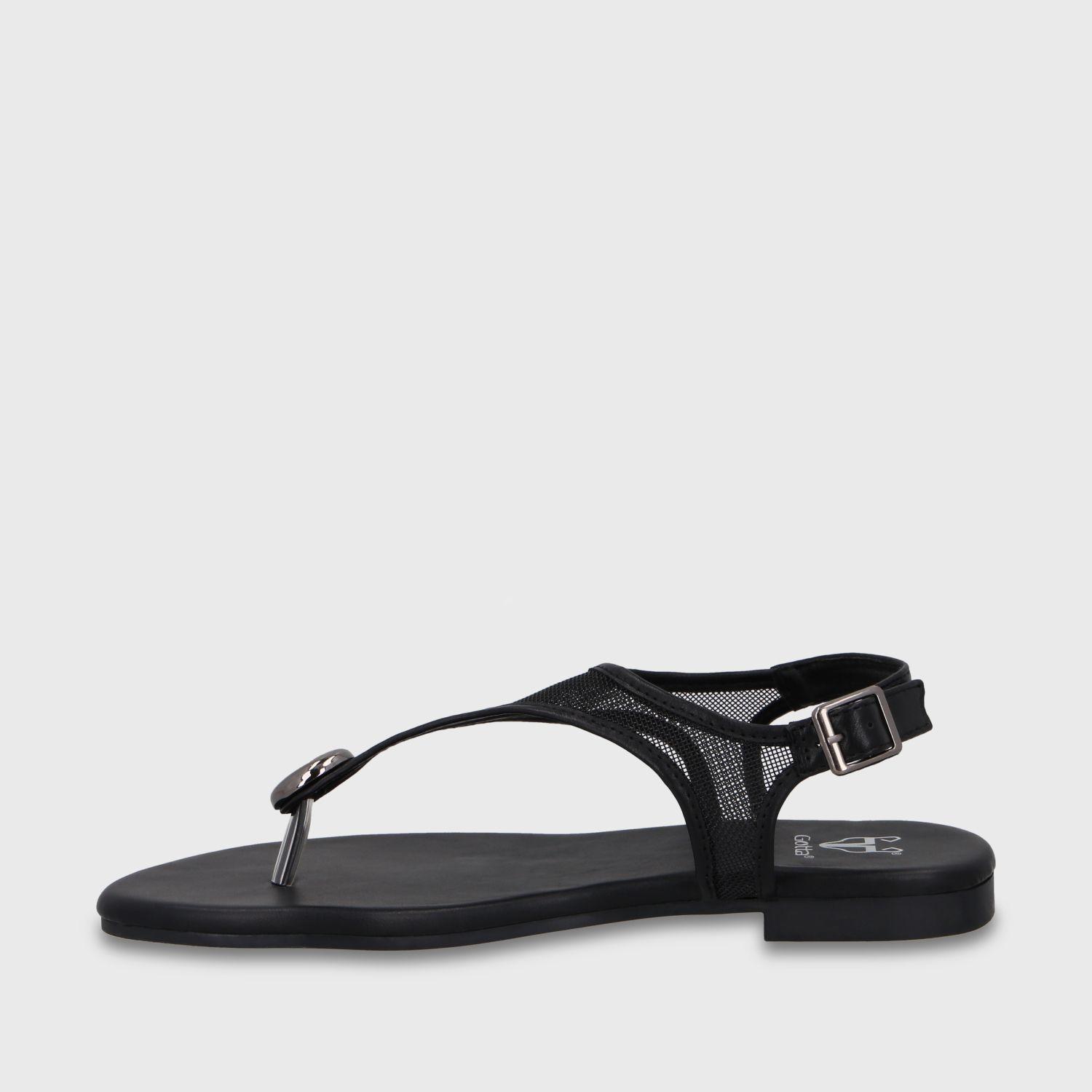 Sandalia Negra Mujer 64122 Gotta-3