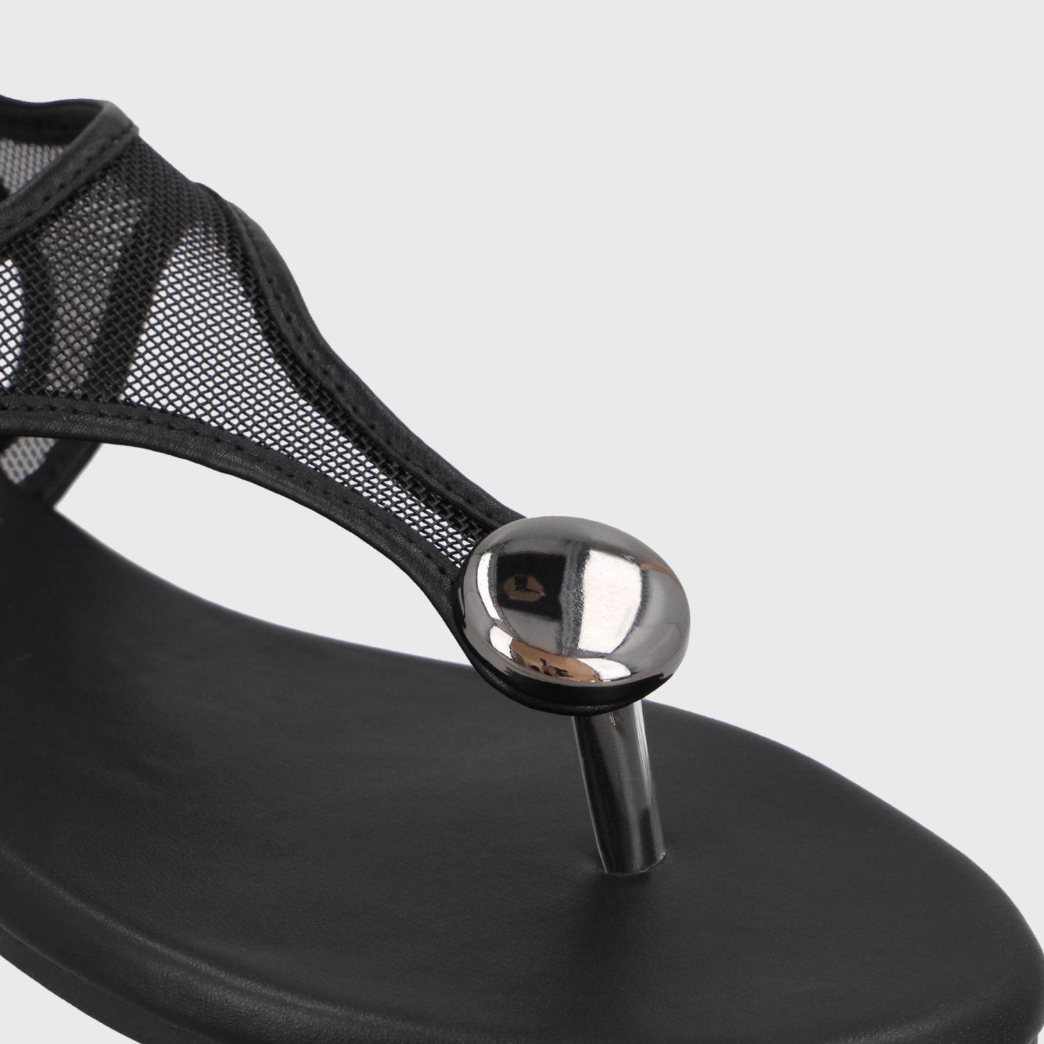 Sandalia Negra Mujer 64122 Gotta-5