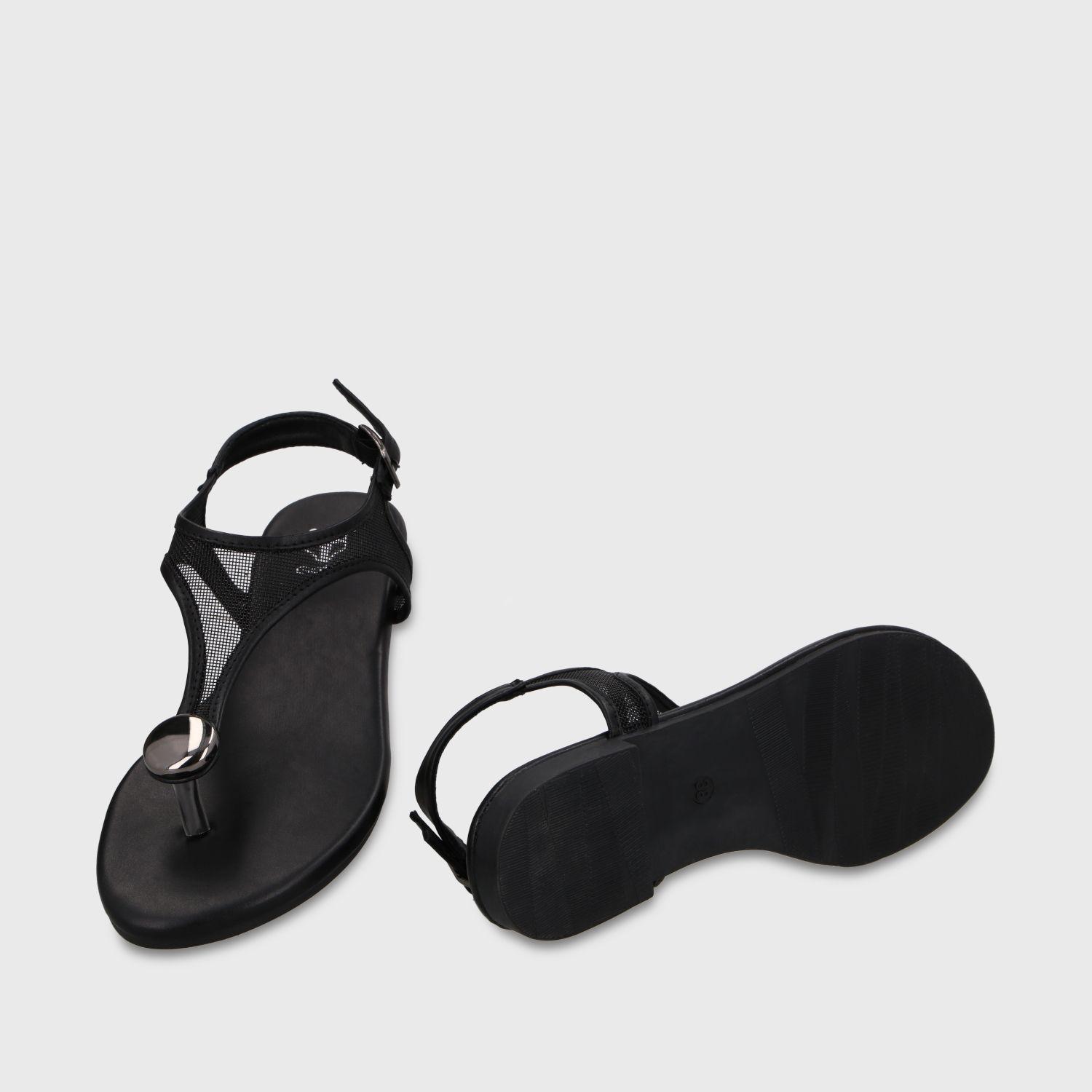 Sandalia Negra Mujer 64122 Gotta-6