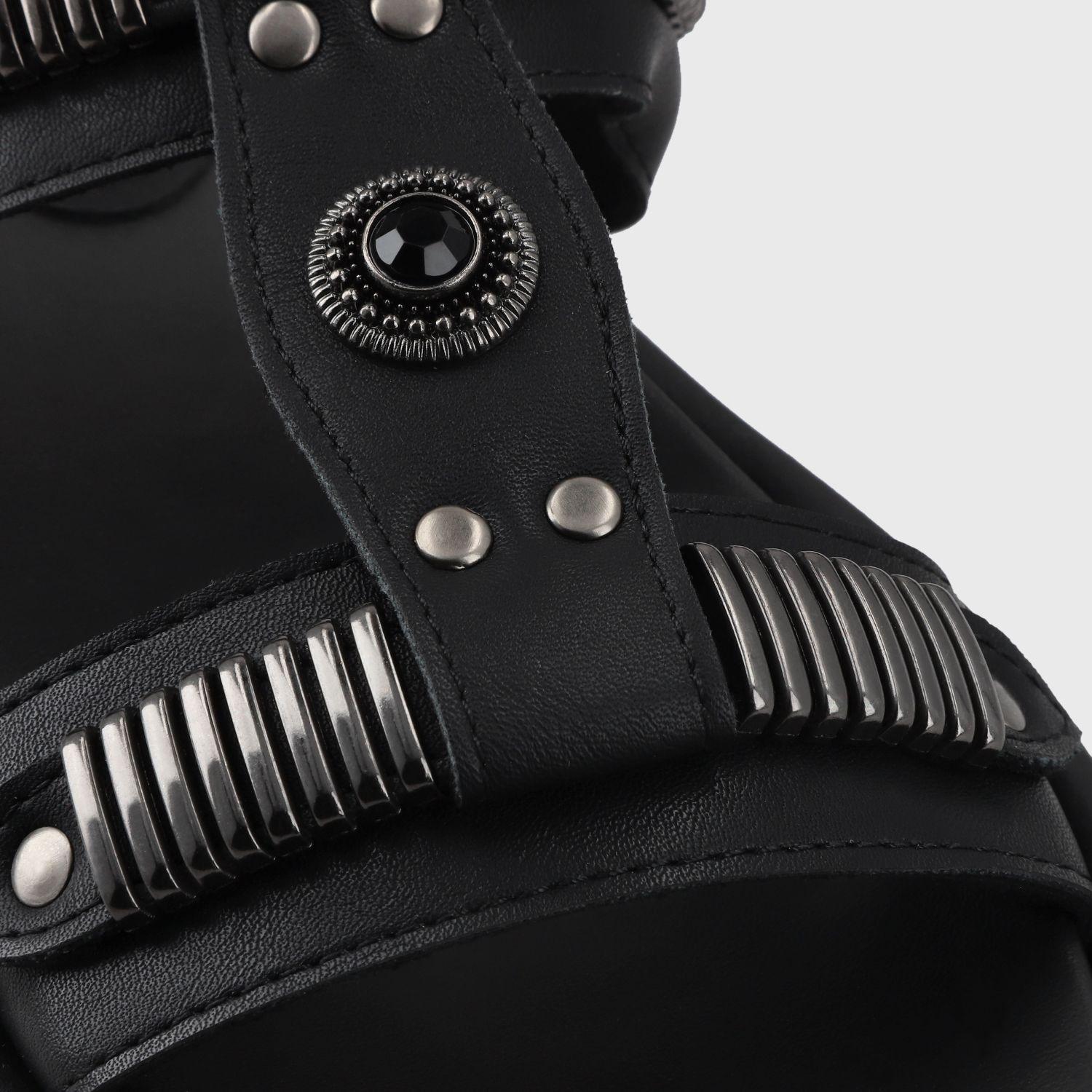 Sandalia Plana Negra Mujer 55951 Gotta-5