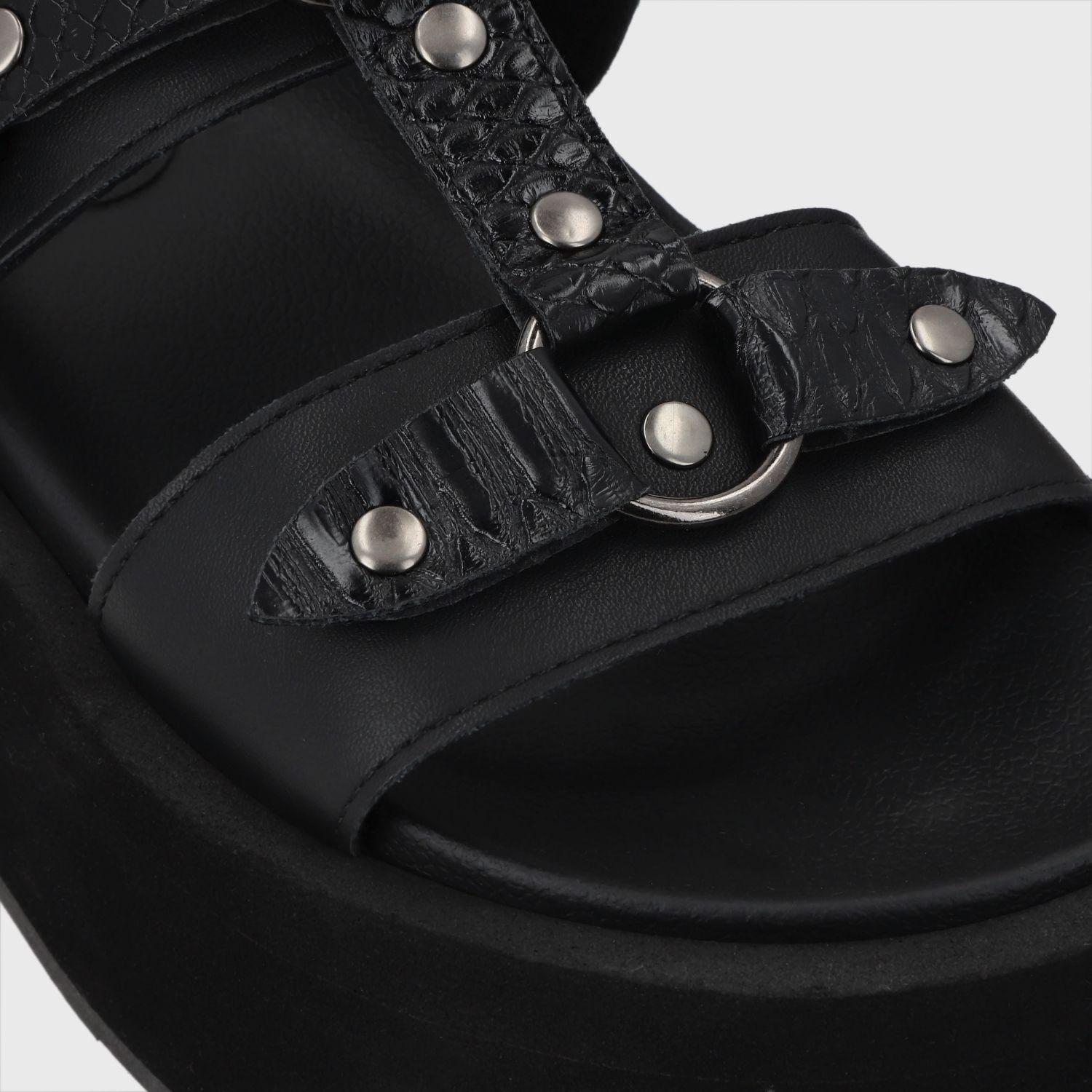 Sandalia Plataforma Negro Mujer 55941 Gotta-5