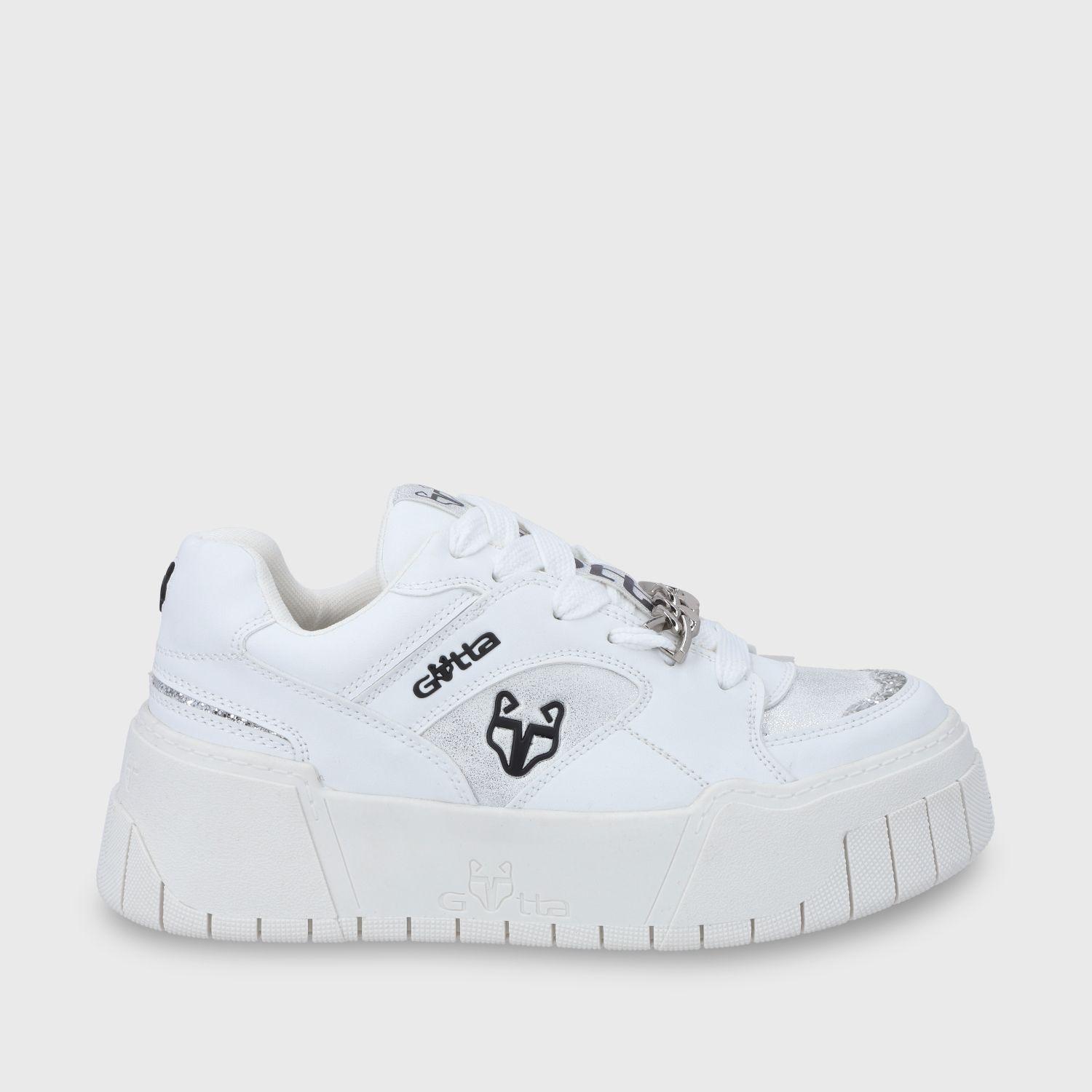 Zapatilla Plataforma Blanca Mujer 43111 Gotta-0