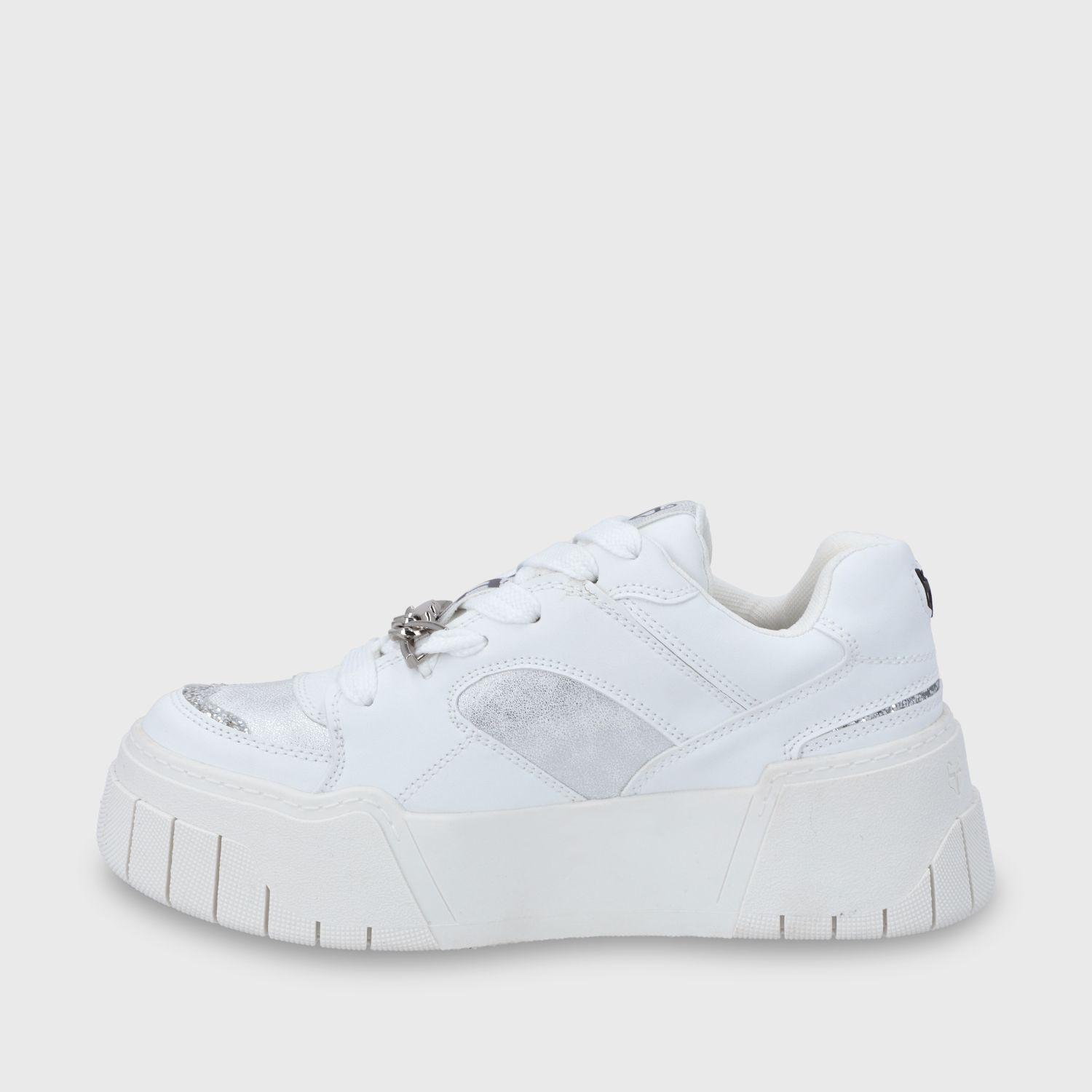 Zapatilla Plataforma Blanca Mujer 43111 Gotta-4