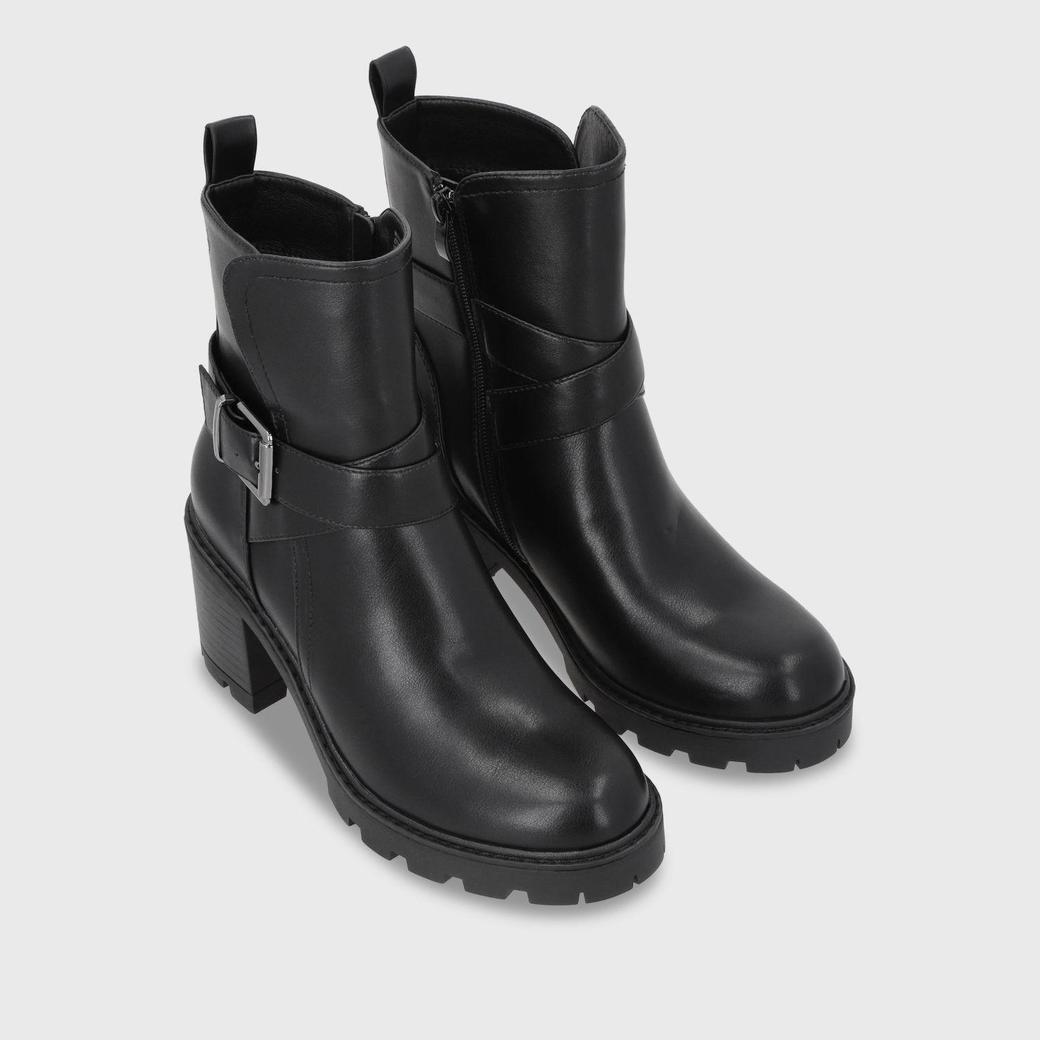 Botin Taco Negro Mujer 56051 Gotta-2