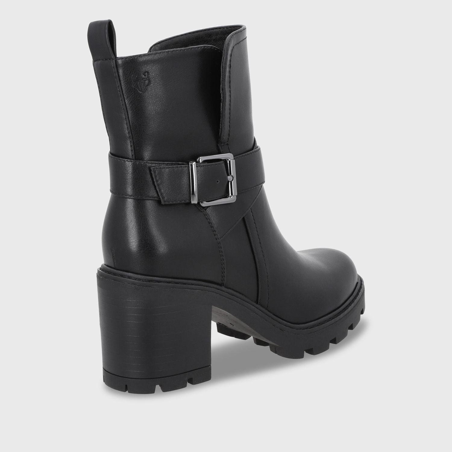 Botin Taco Negro Mujer 56051 Gotta-4