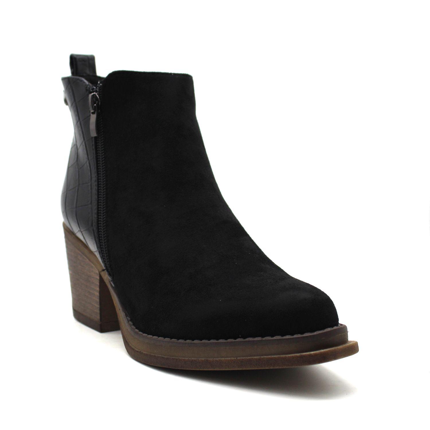 Botín Negro Mujer C7301 Gotta-1