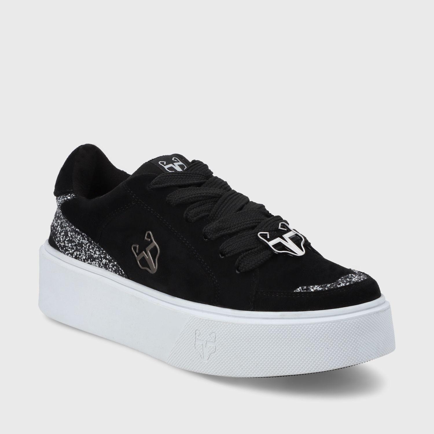 Zapatilla Negra Mujer 43046 Gotta-1