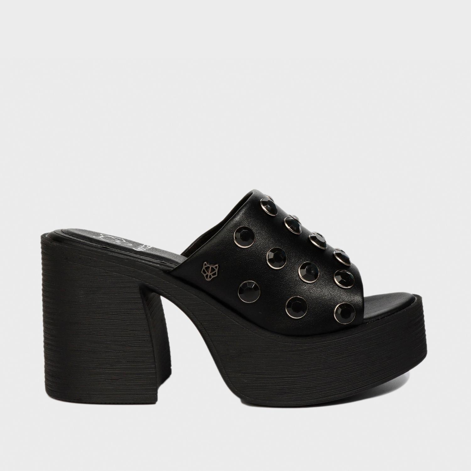 Sandalia Negra Mujer 25410 Gotta-0