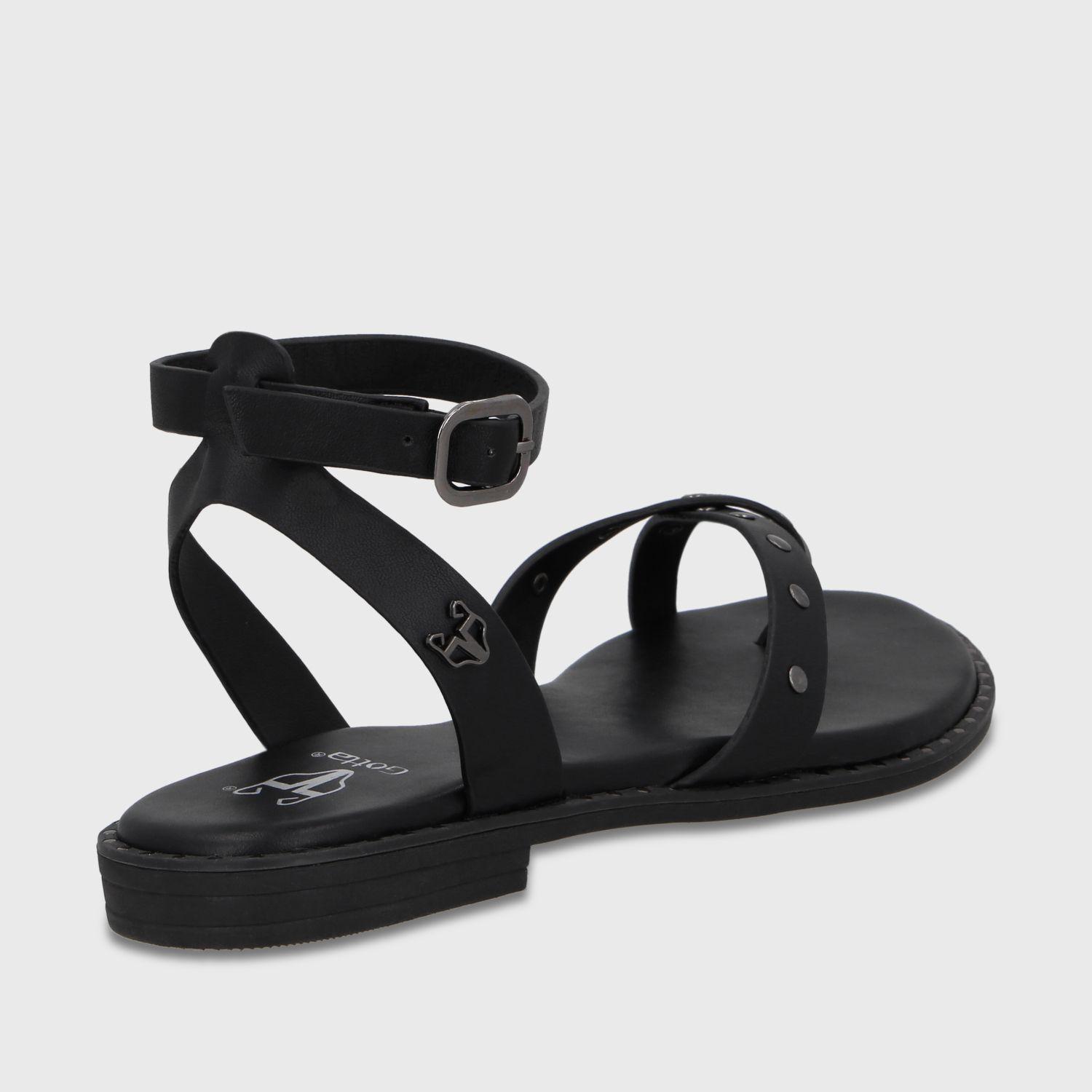 Sandalia Negra Mujer 64140 Gotta-4