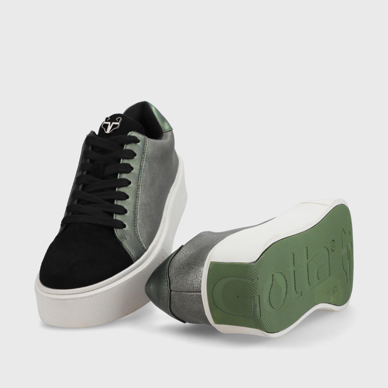 Zapatilla Verde Mujer 43042 Gotta-6