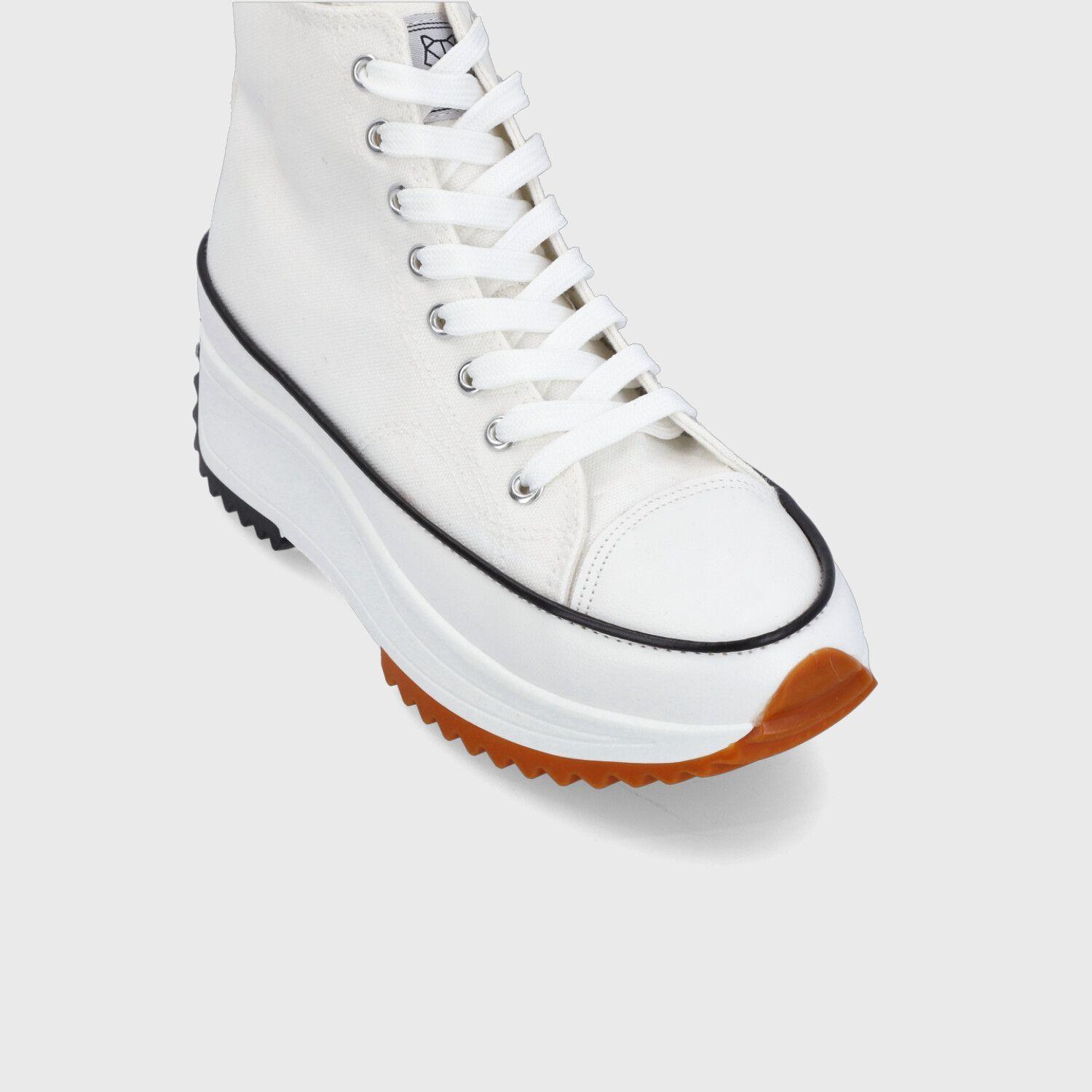 Zapatilla Plataforma Blanca Mujer 25971 Gotta-5