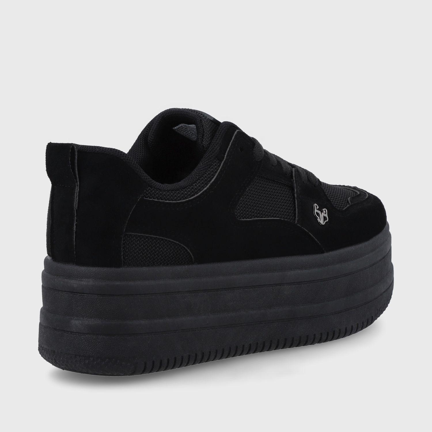 Zapatilla Plataforma Negra Mujer 38562 Gotta-4