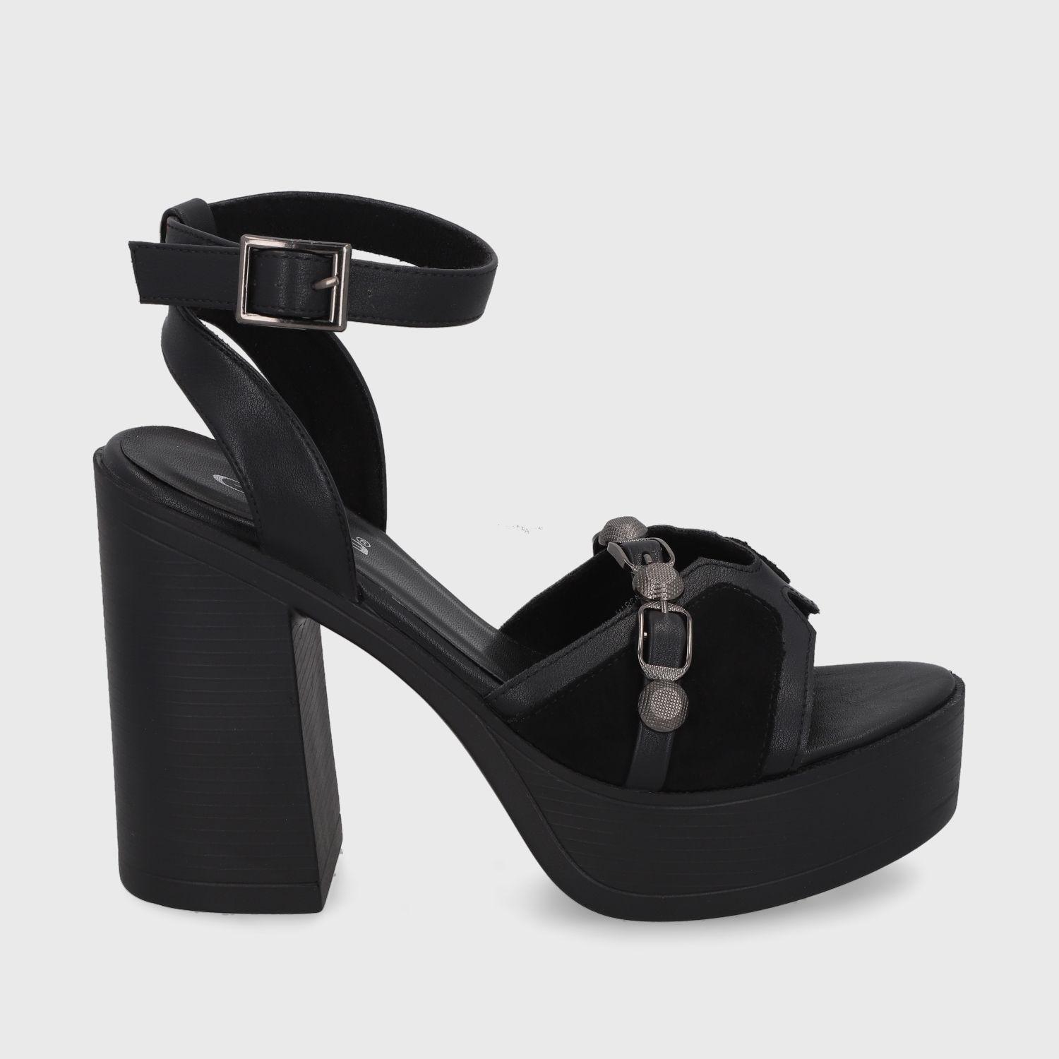 Sandalia Negra  Mujer 45963 Gotta-0