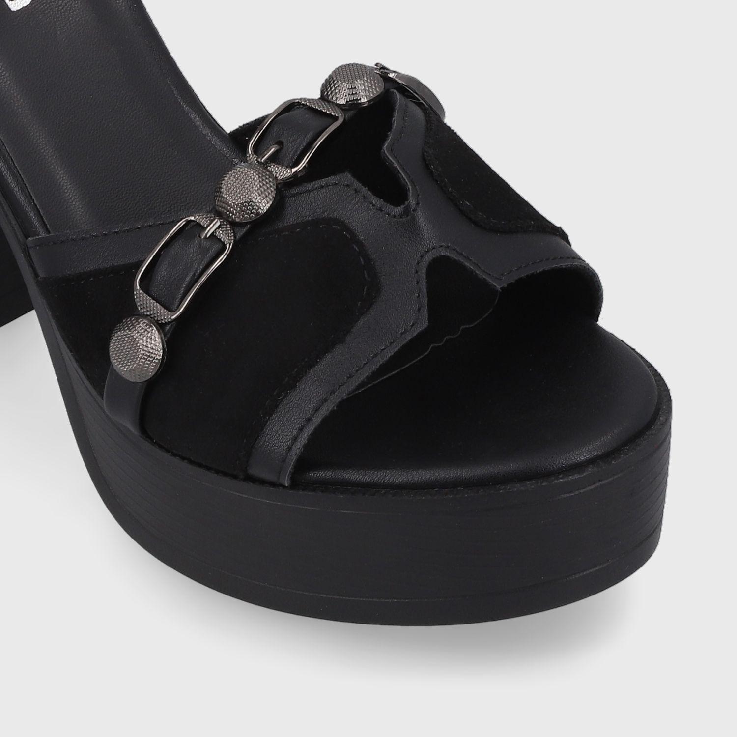 Sandalia Negra  Mujer 45963 Gotta-5