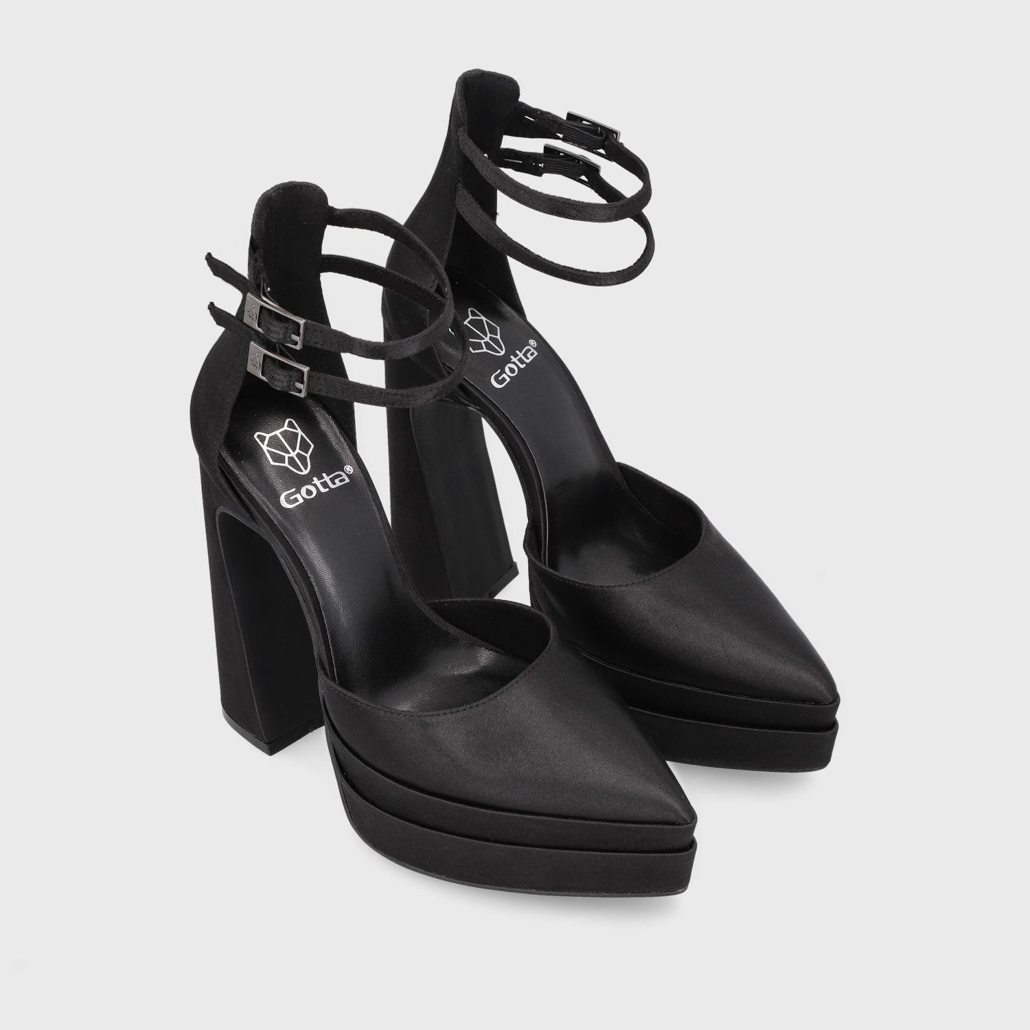 Sandalia Negra Mujer 35991 Gotta-2