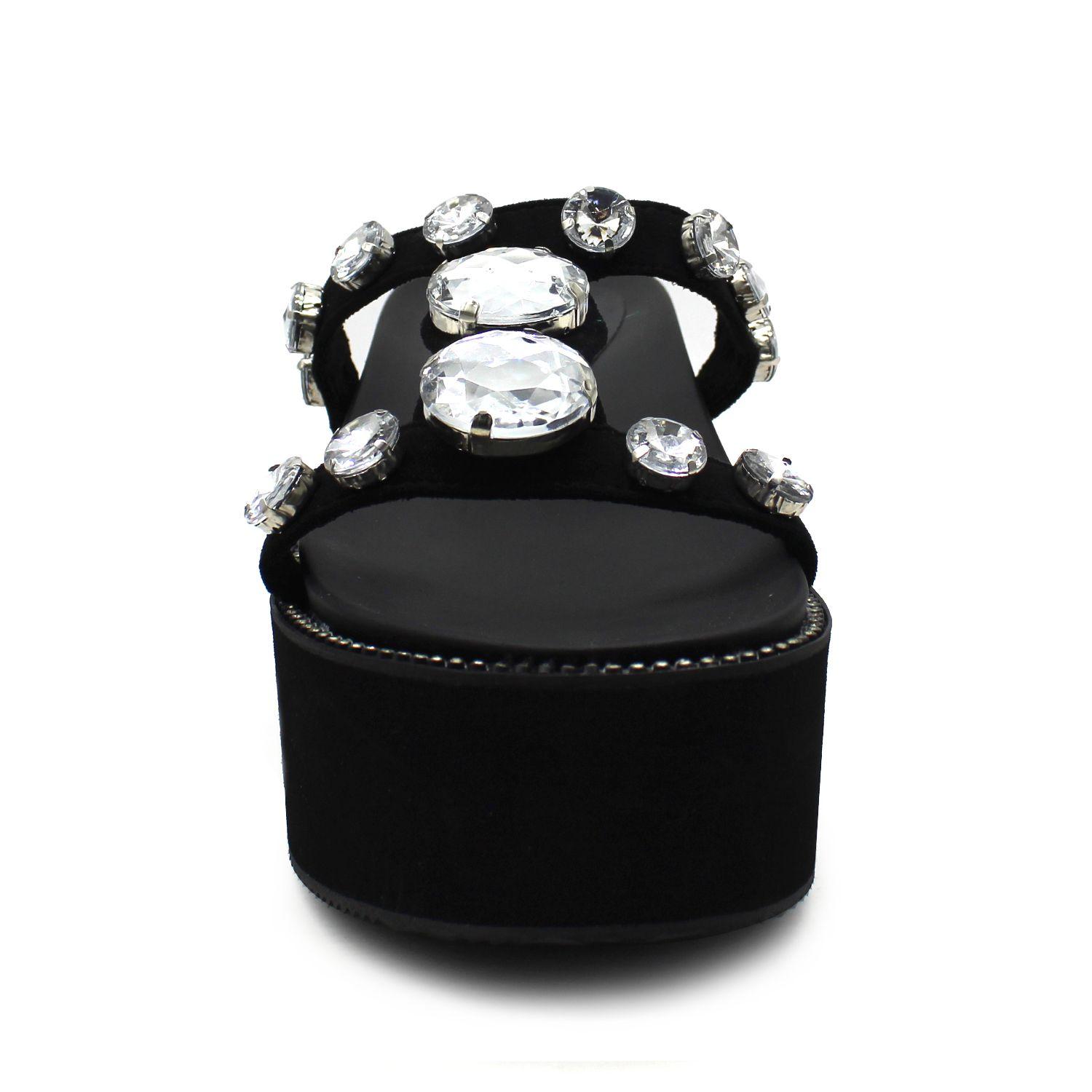 Sandalia Negra Mujer 15664 Gotta-3