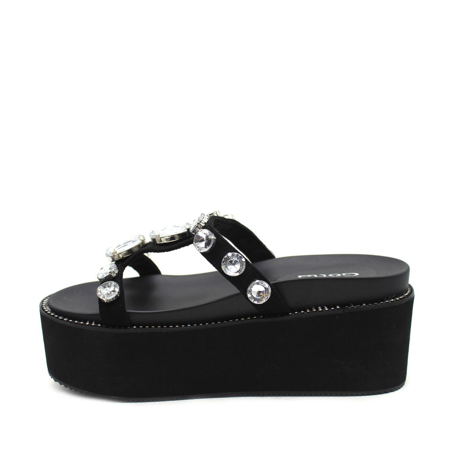 Sandalia Negra Mujer 15664 Gotta-4
