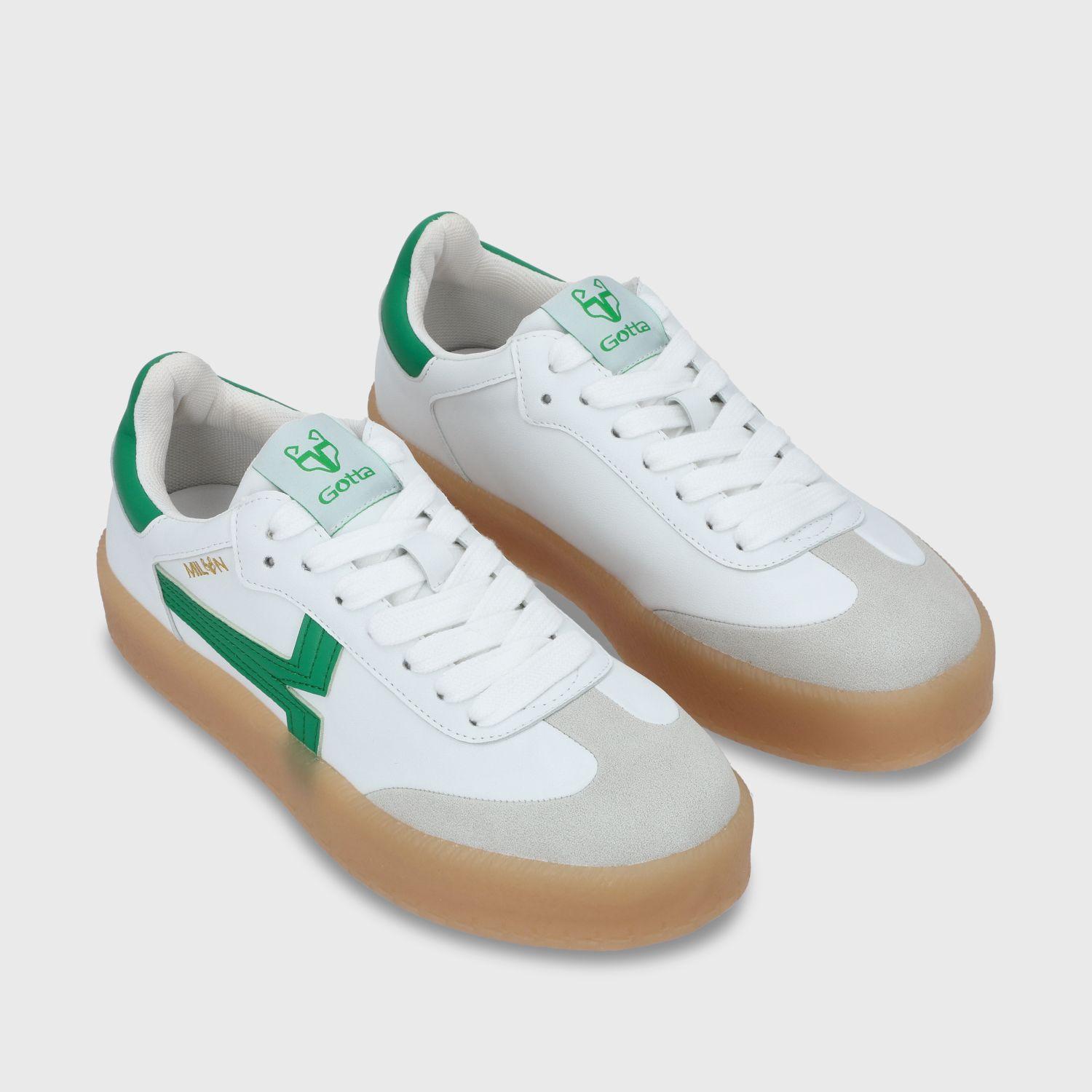 zapatilla Plano Verde Mujer 53740 Gotta-2