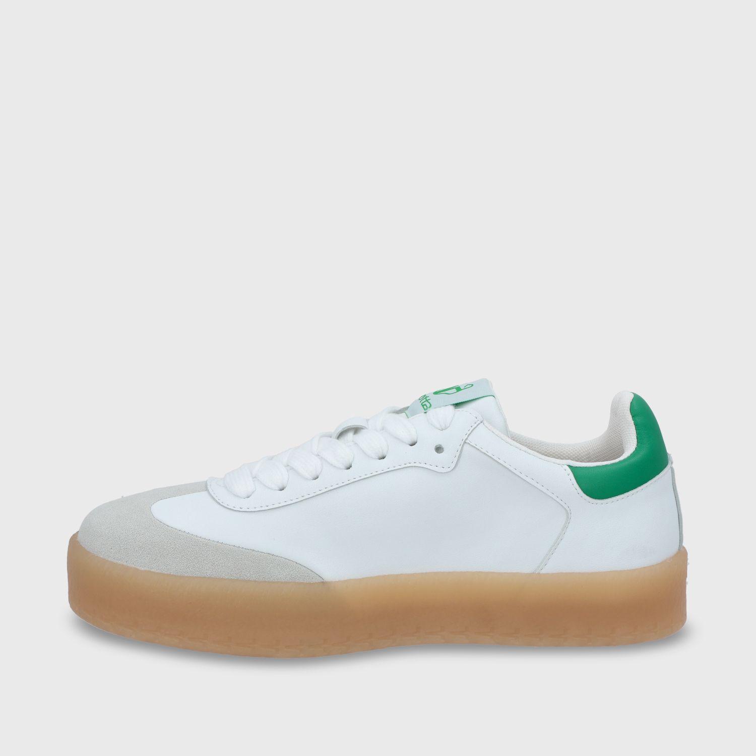 zapatilla Plano Verde Mujer 53740 Gotta-3