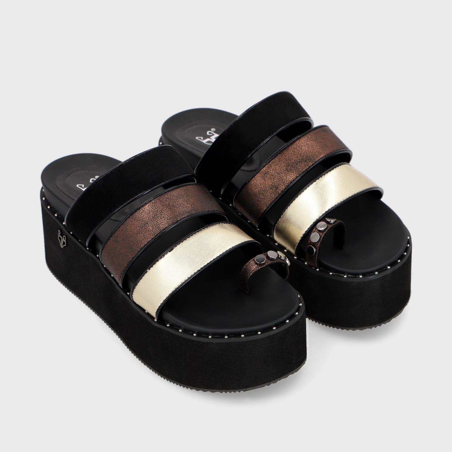 Sandalia Dorada  Mujer 15662 Gotta-2