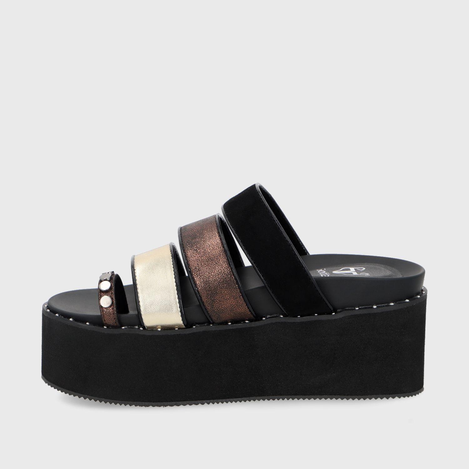 Sandalia Dorada  Mujer 15662 Gotta-3