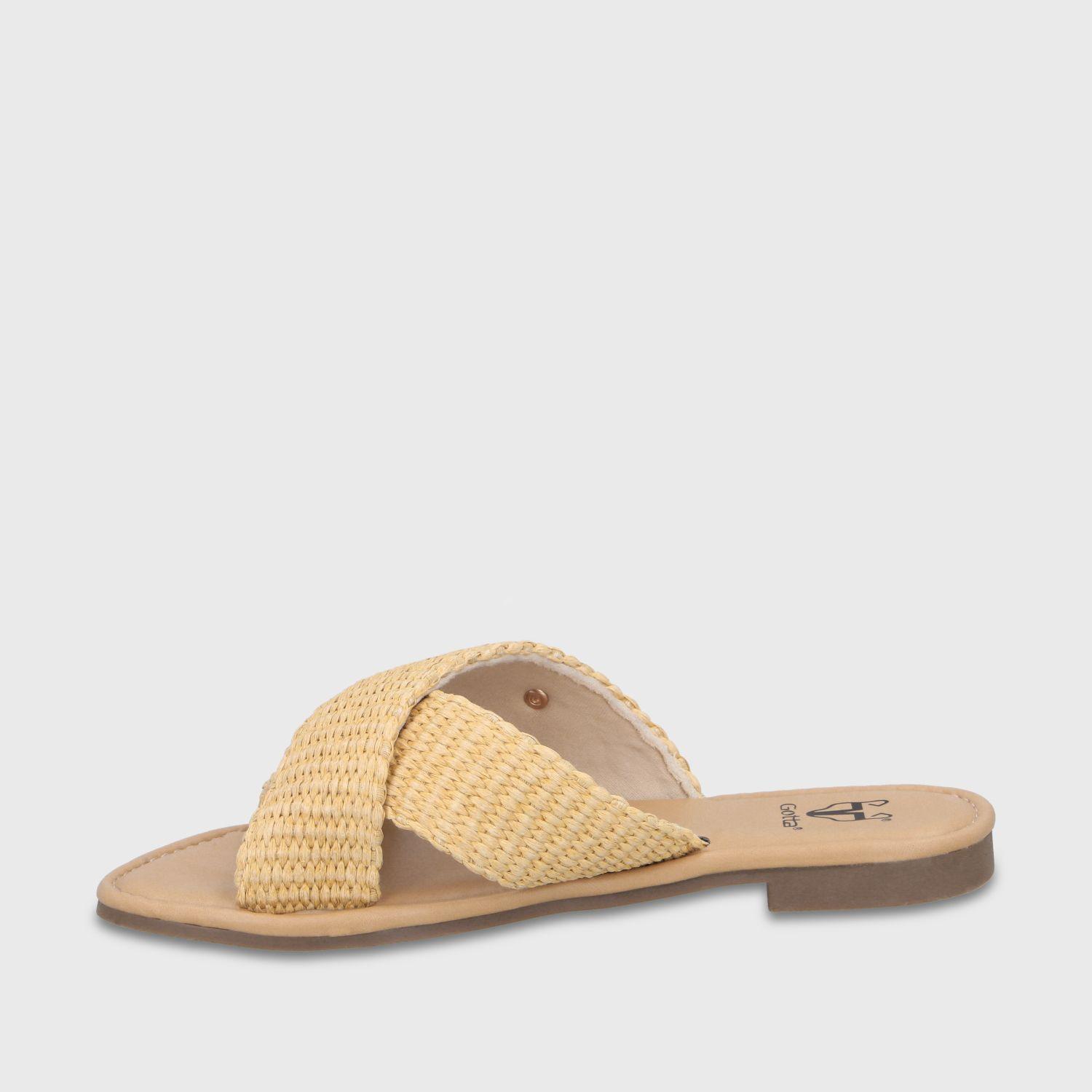 Sandalia Beige Mujer 64120 Gotta-3