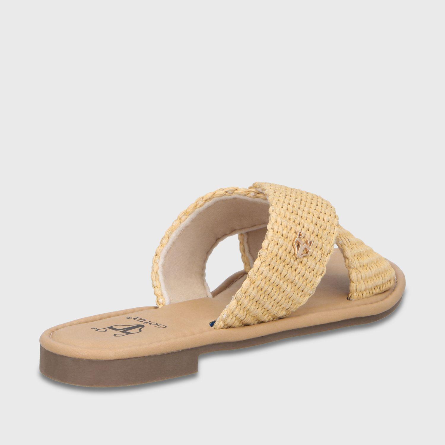 Sandalia Beige Mujer 64120 Gotta-4