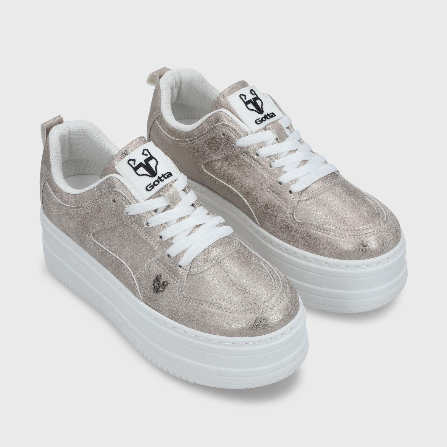 Zapatilla Dorada Mujer 38562 Gotta-2