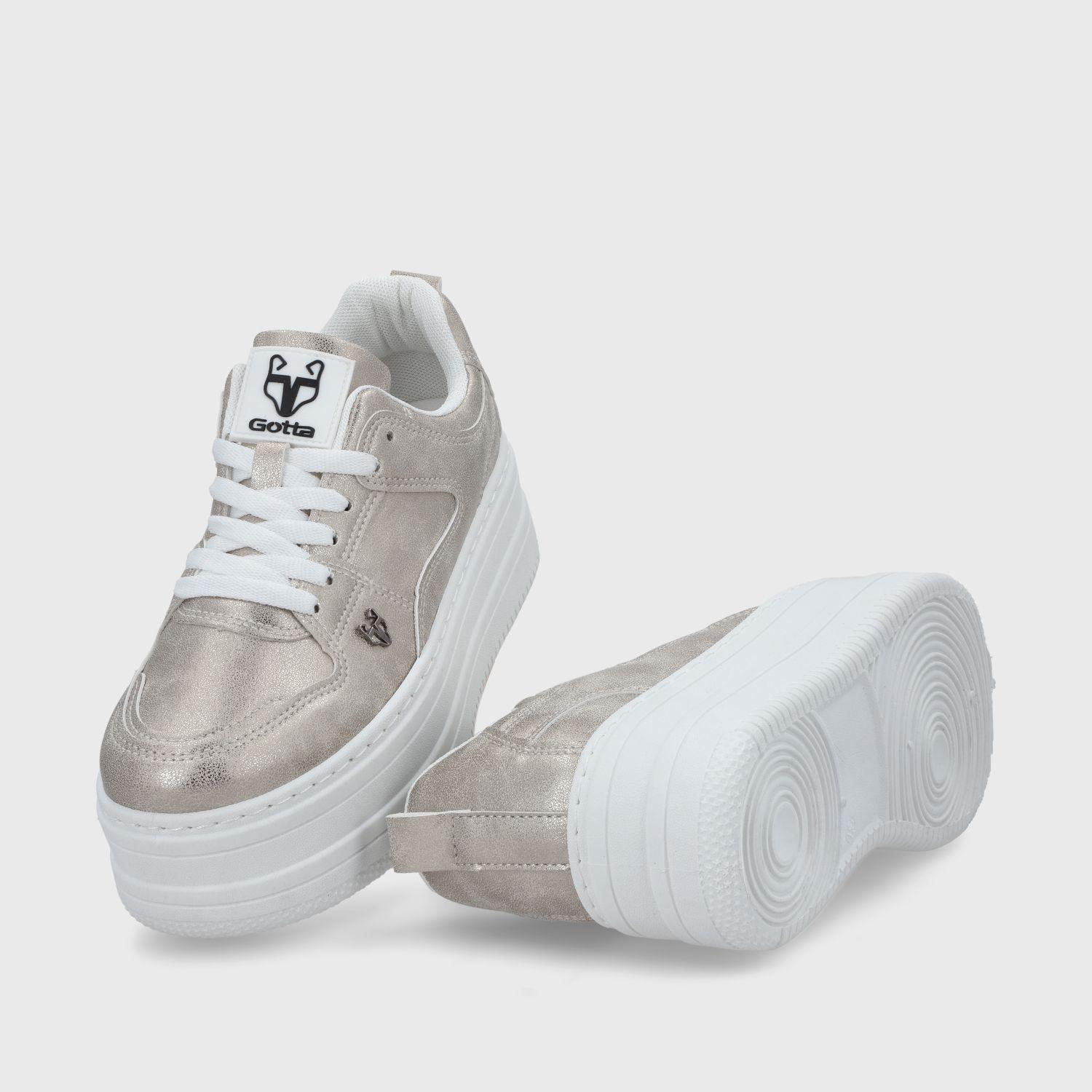 Zapatilla Dorada Mujer 38562 Gotta-5