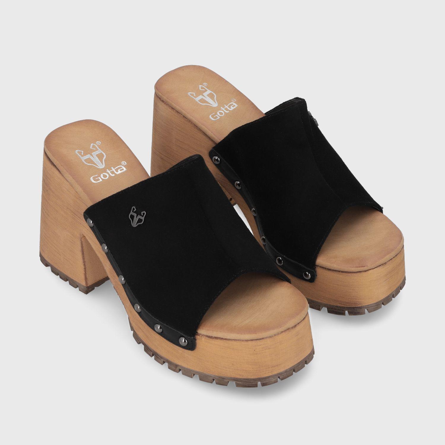 Sandalia Negra  Mujer 45971 Gotta-2