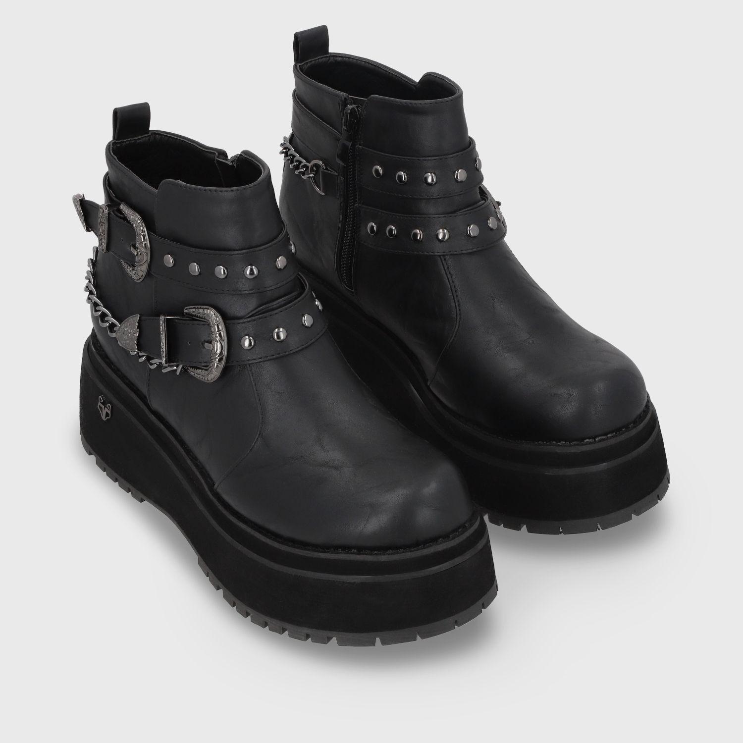 Botín Negro Mujer 15099 Gotta-2