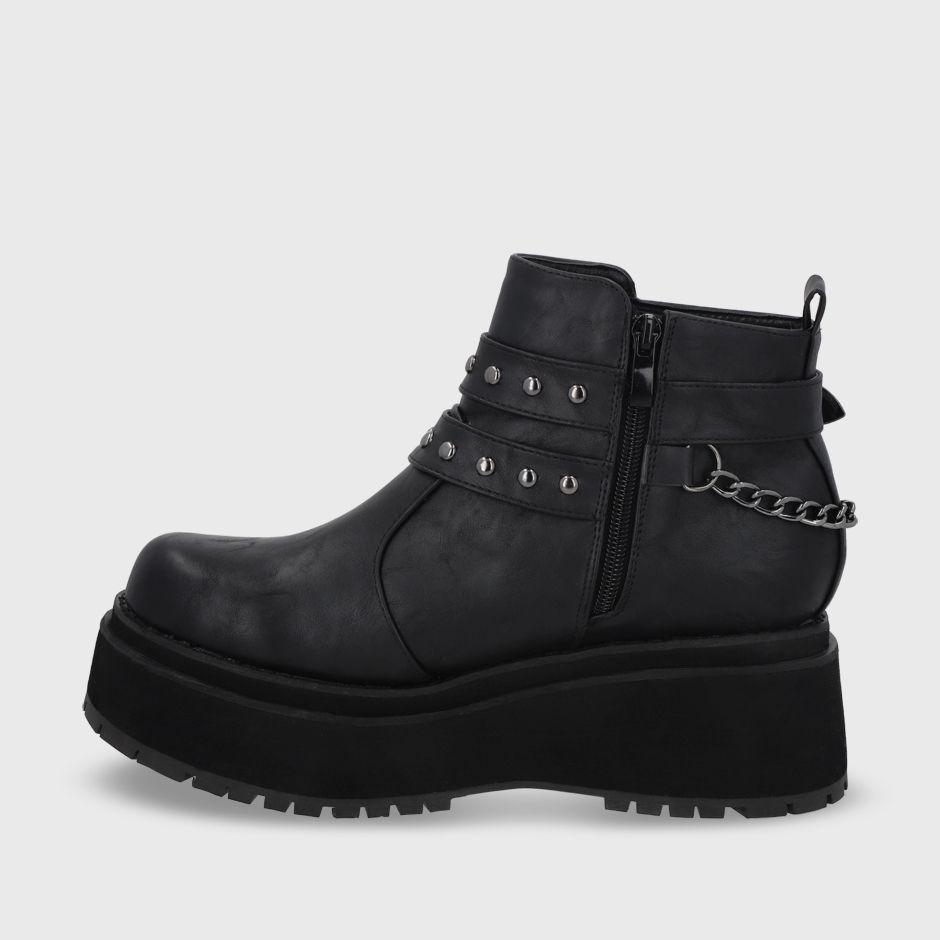 Botín Negro Mujer 15099 Gotta-3