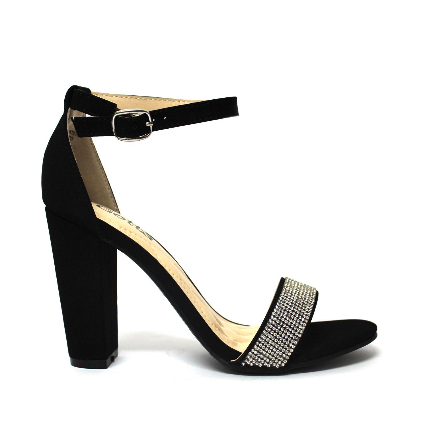 SANDALIA NEGRA TACO 96111-0