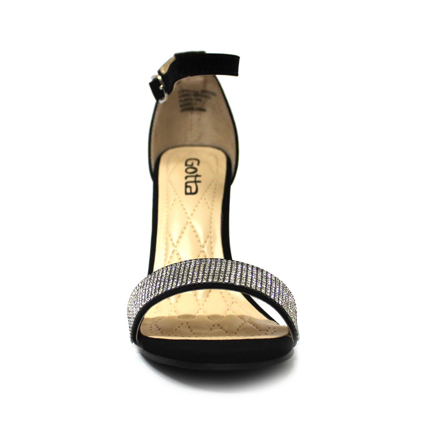 SANDALIA NEGRA TACO 96111-2