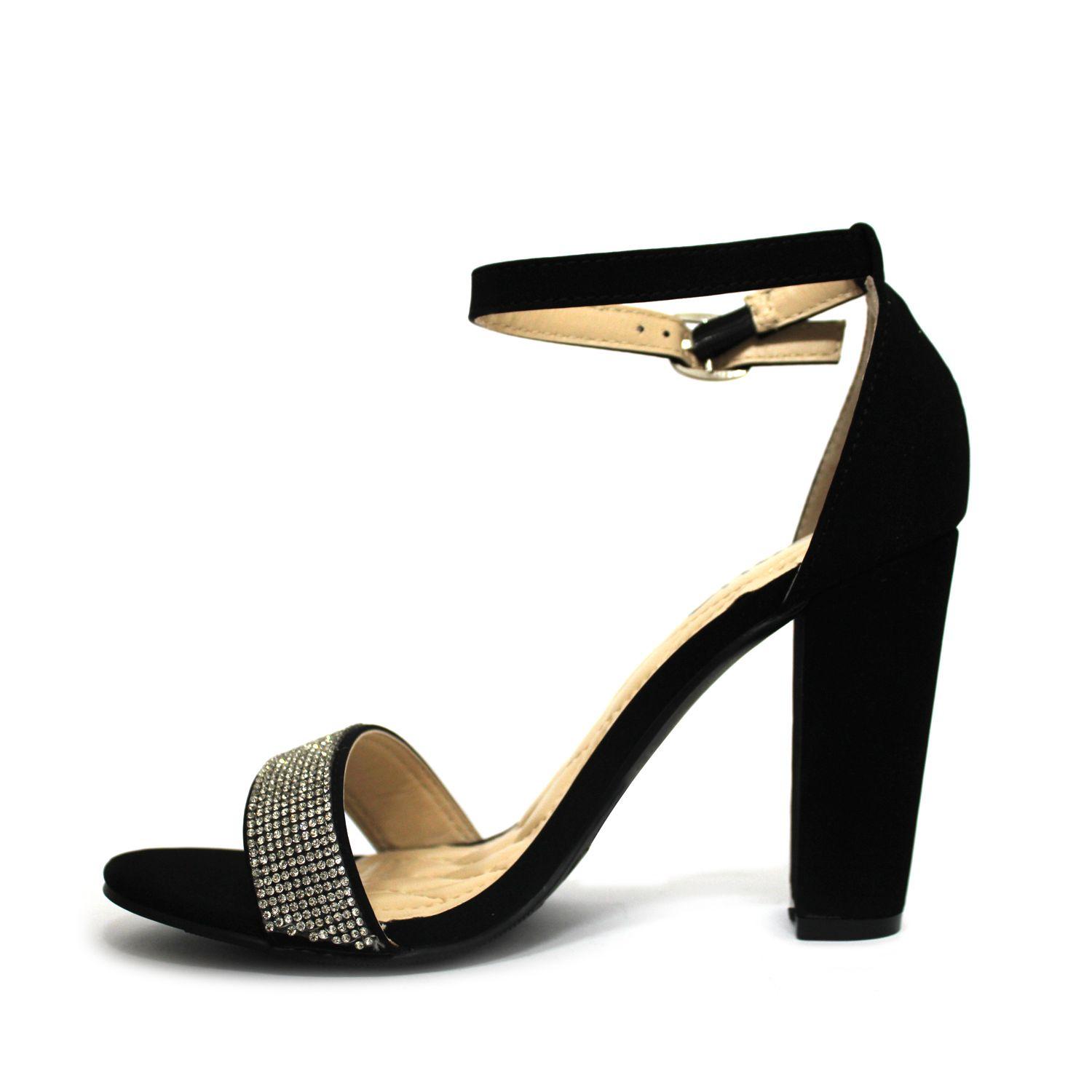 SANDALIA NEGRA TACO 96111-3