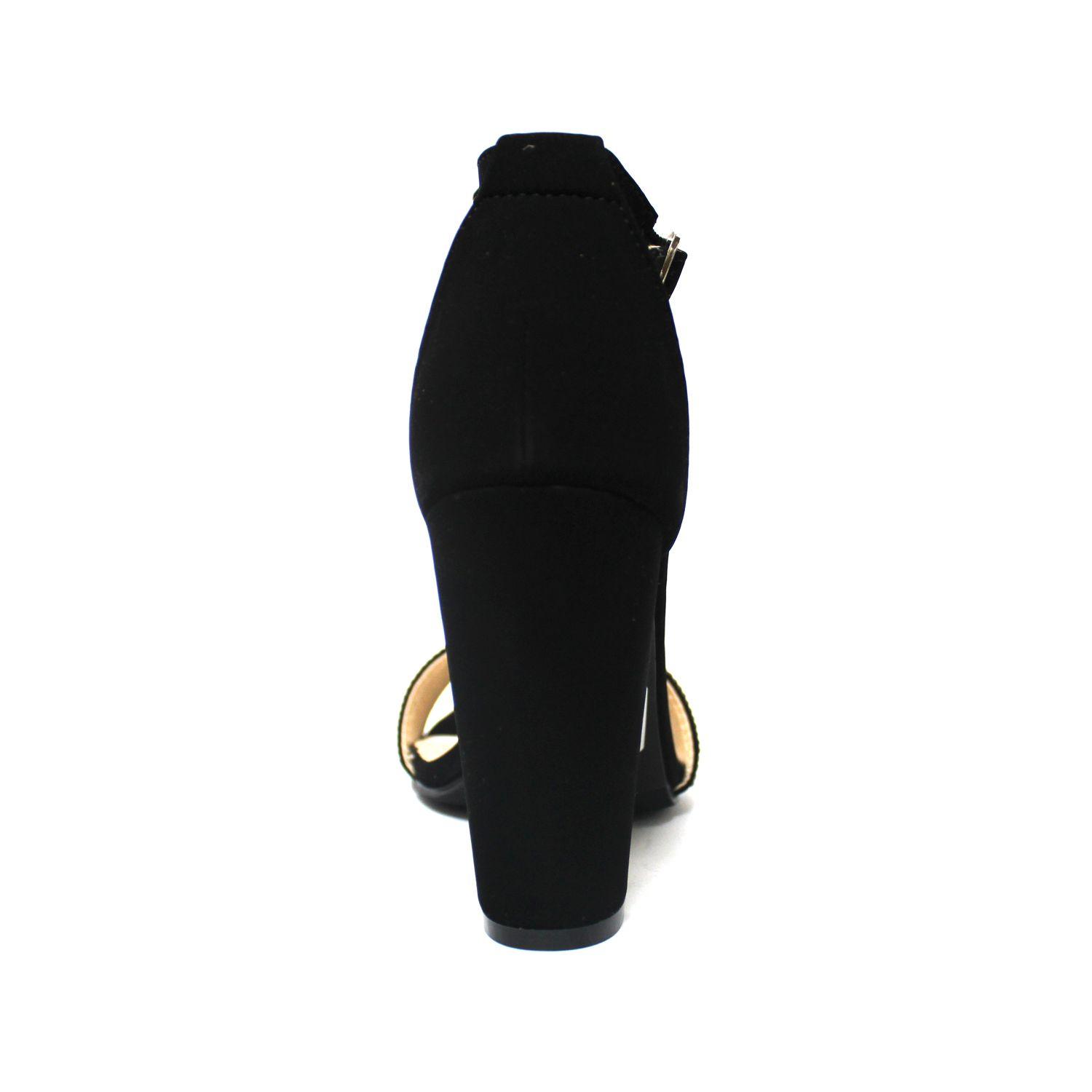 SANDALIA NEGRA TACO 96111-4