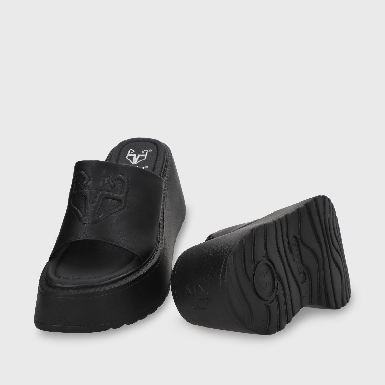 Sandalia Plataforma Negro Mujer 53720 Gotta-6