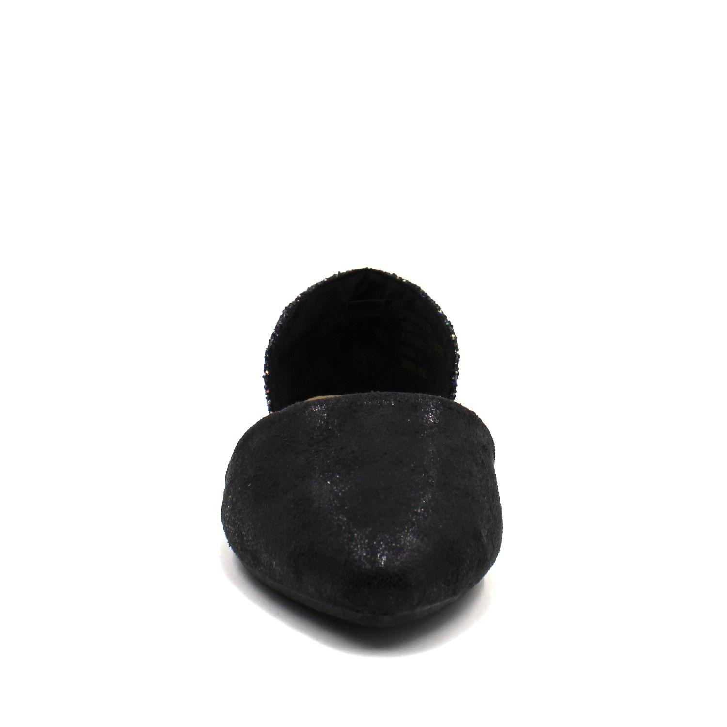 Babucha Negra Glitter Mujer 95362 Gotta-2