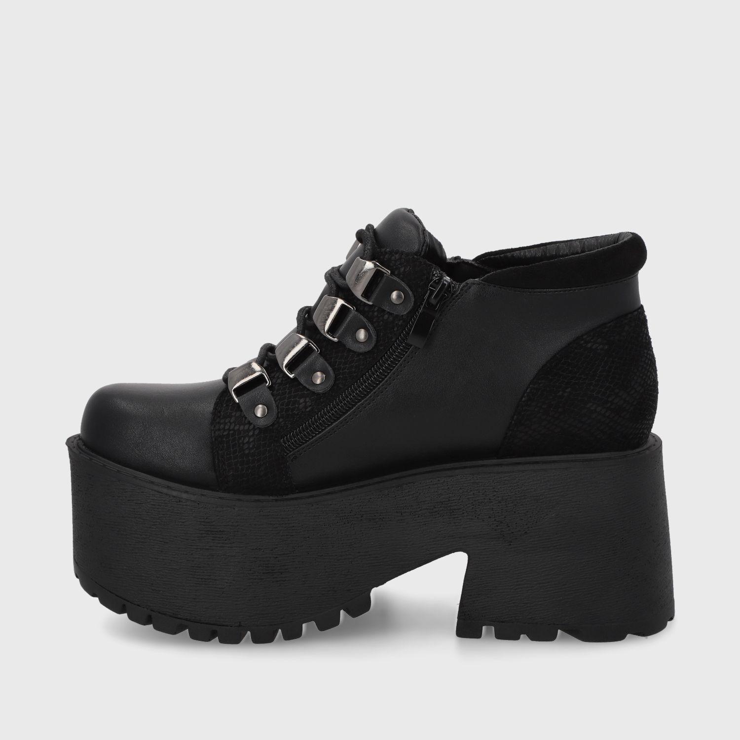 Zapato Negro Mujer 15171 Gotta-3