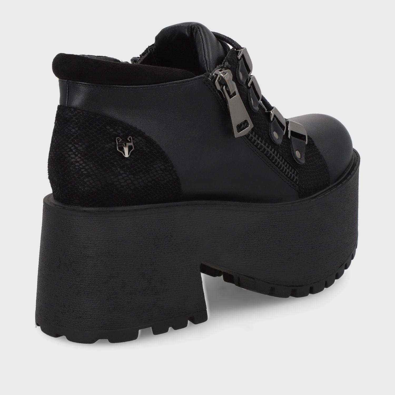 Zapato Negro Mujer 15171 Gotta-4