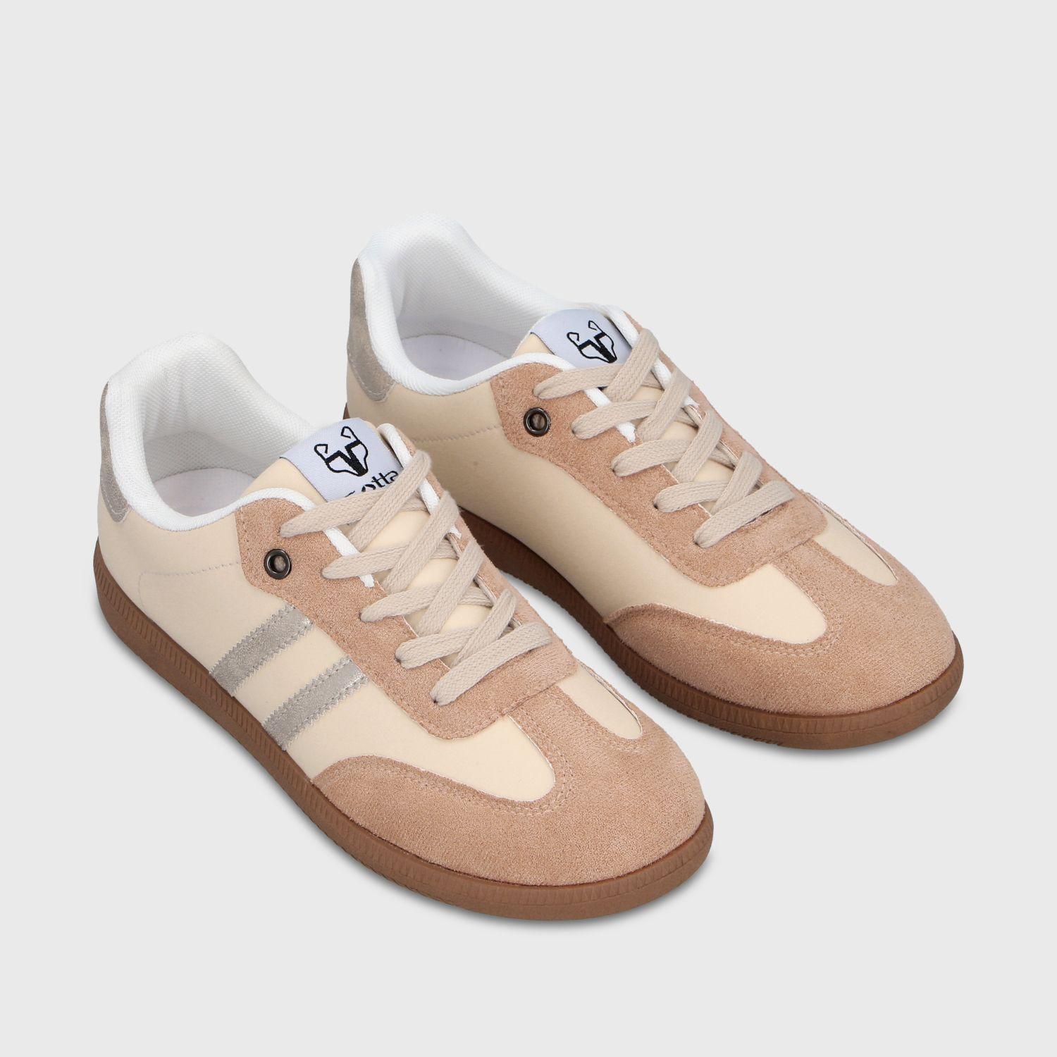 Zapatilla Beige Mujer 48061 Gotta-2